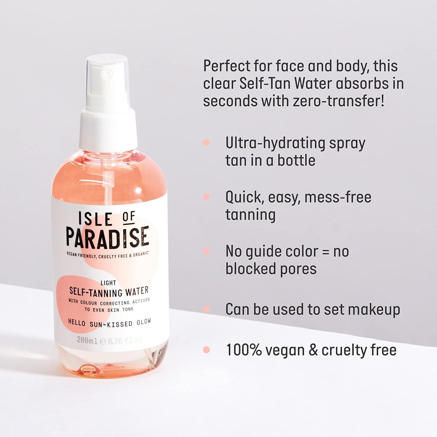 Light Self-Tanning Water Spray for Face with Color Correcting Actives