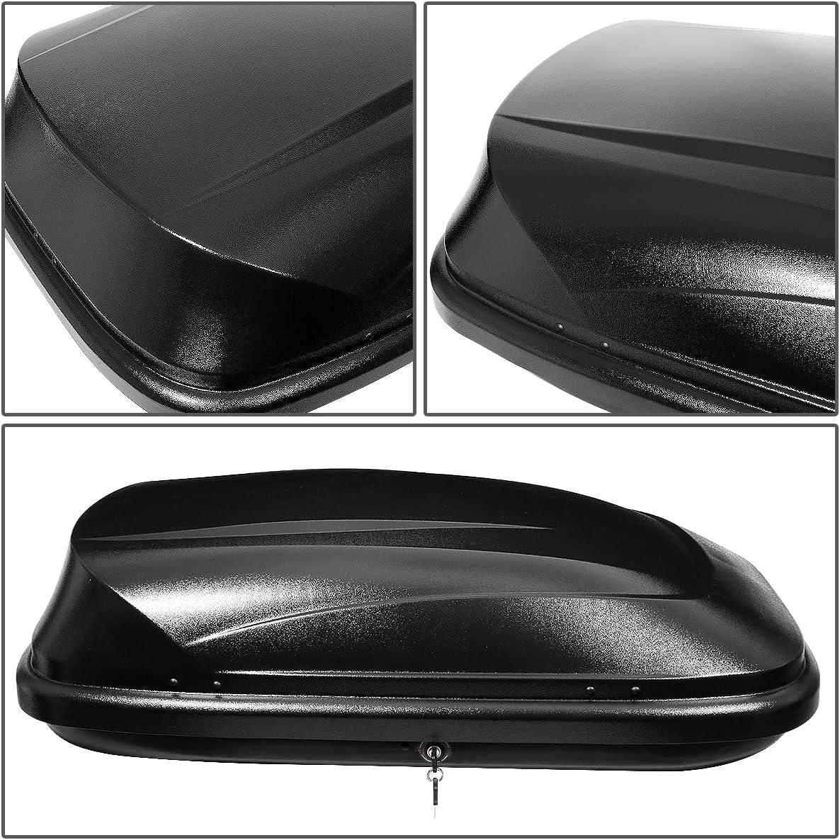 DNA Motoring Lightweight Waterproof Automotive Cargo Boxes, Black, 53" x 34" x 15"