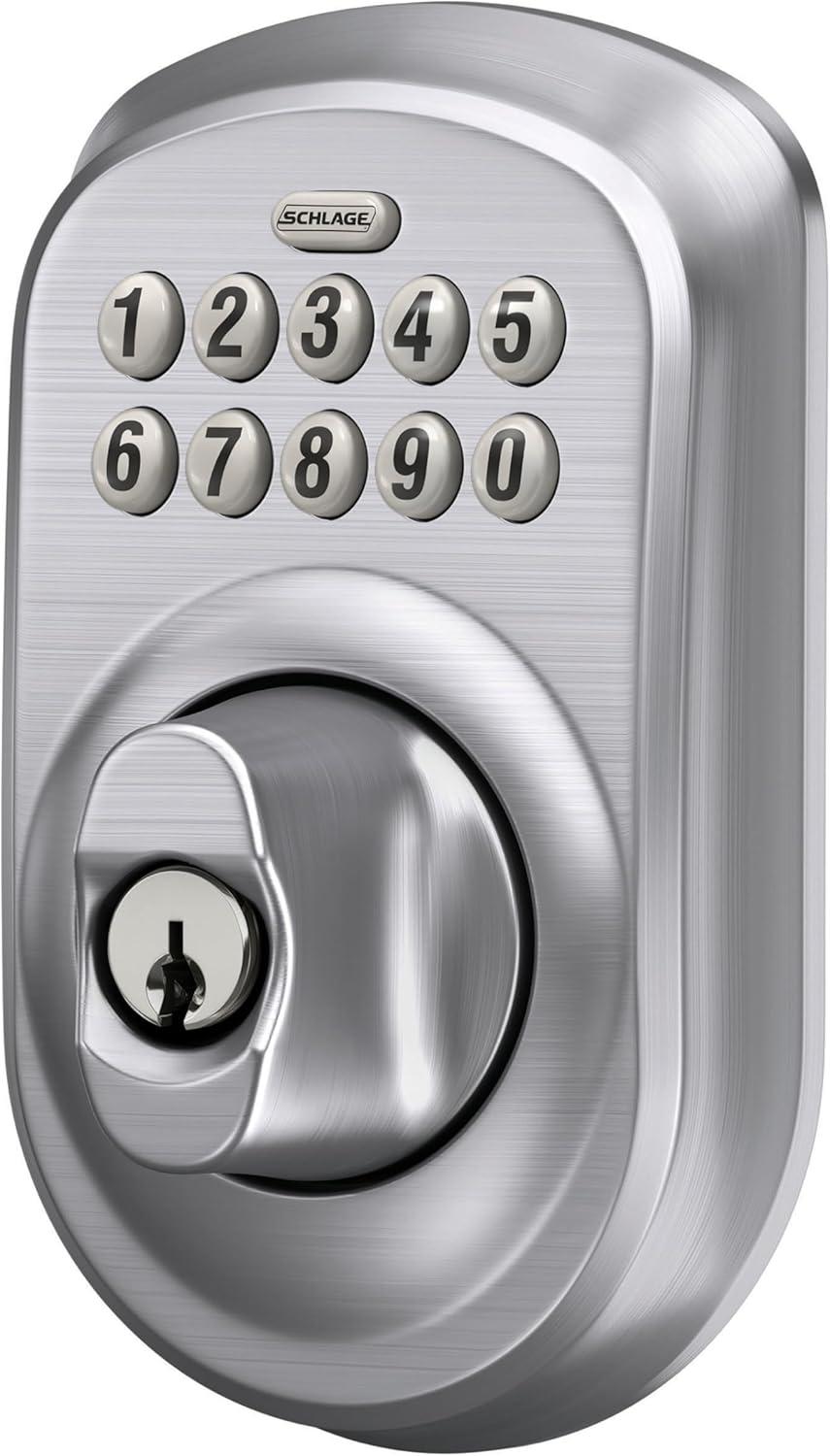 Schlage Schlage Keypad Deadbolt with Plymouth Trim