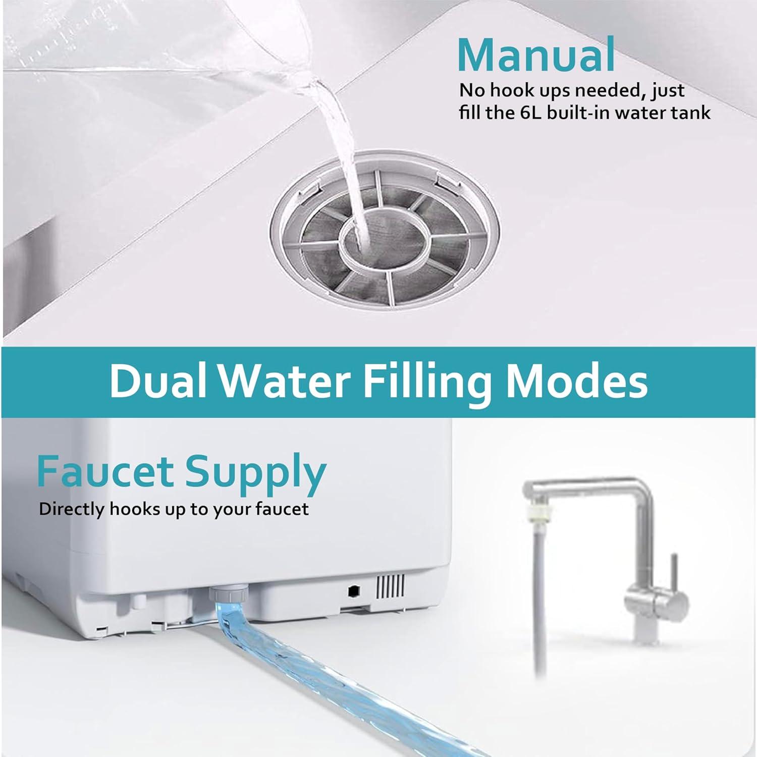 Hamilton Beach Countertop Dishwasher with Viewing Window