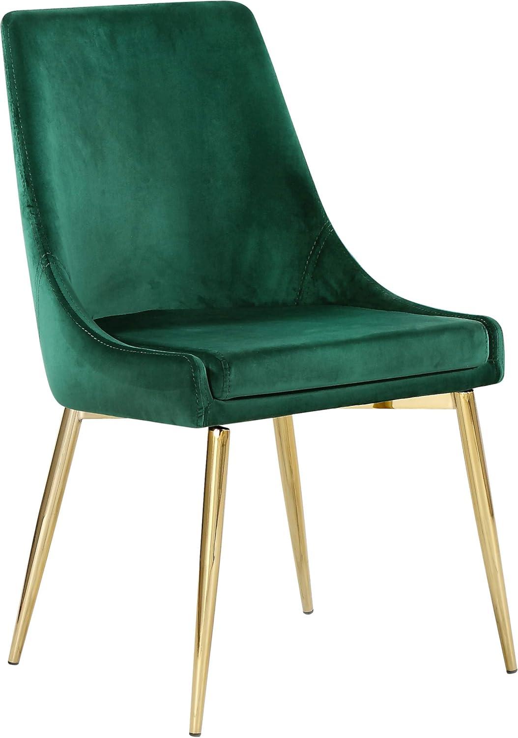 Meridian Furniture Karina Green Velvet Dining Chair (Set of 2)