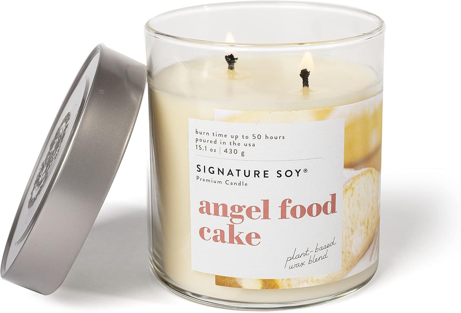 Signature Soy Signature Soy Lidded Angel Food Cake Scented Candle