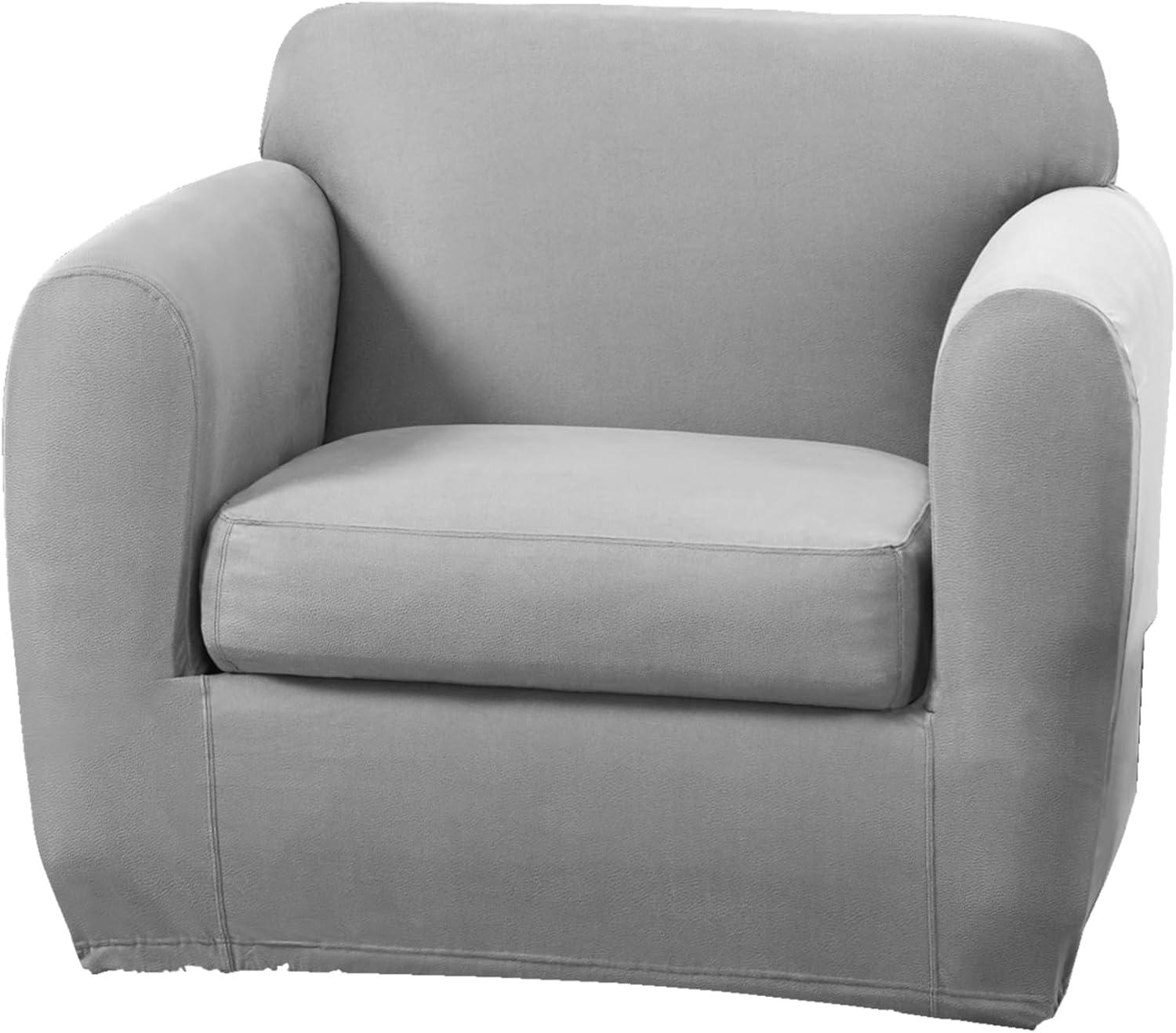 Sure Fit Box Cushion Armchair Slipcover