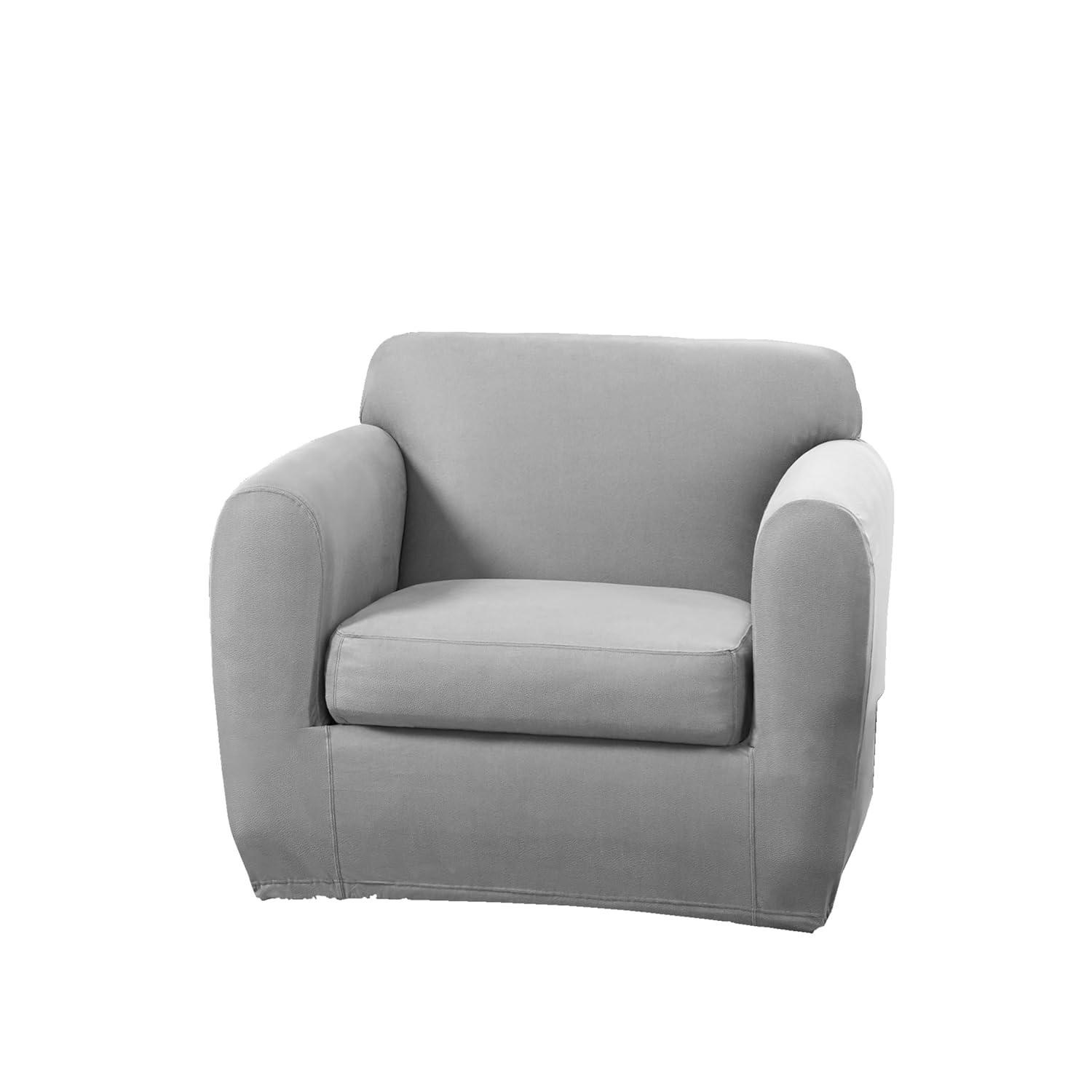 Sure Fit Box Cushion Armchair Slipcover