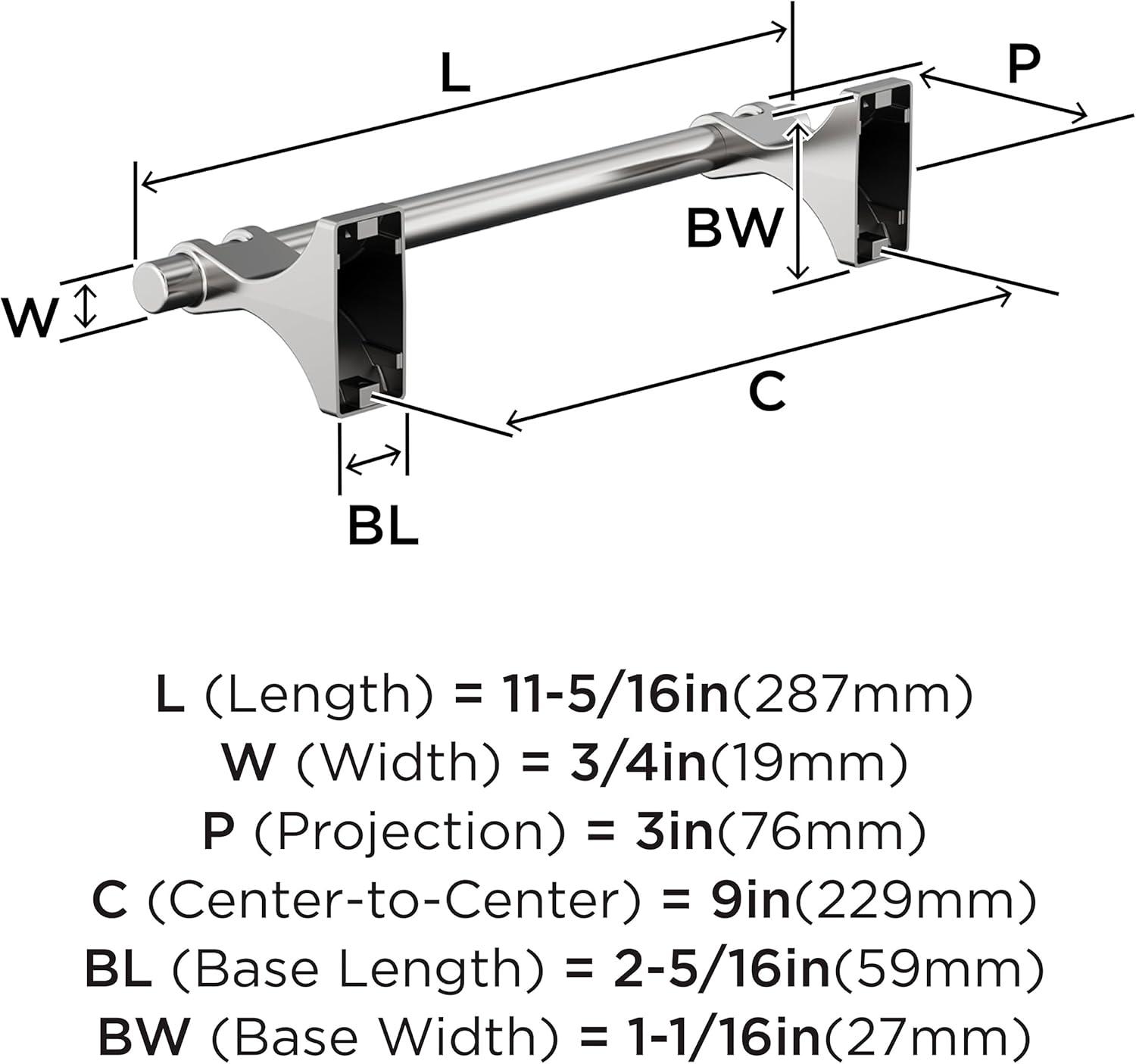 Amerock BH3605526 Davenport Towel Bar