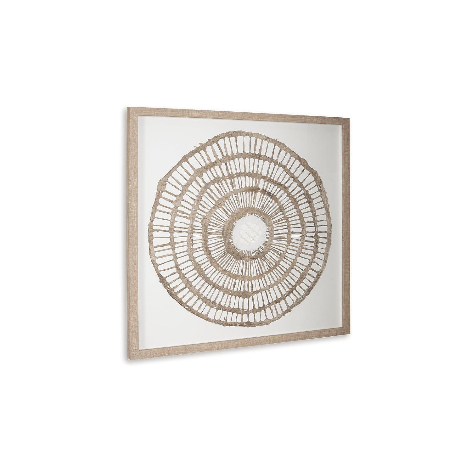 Signature Design by Ashley Brockham Bohemian Framed Geometric Wall Sculpture