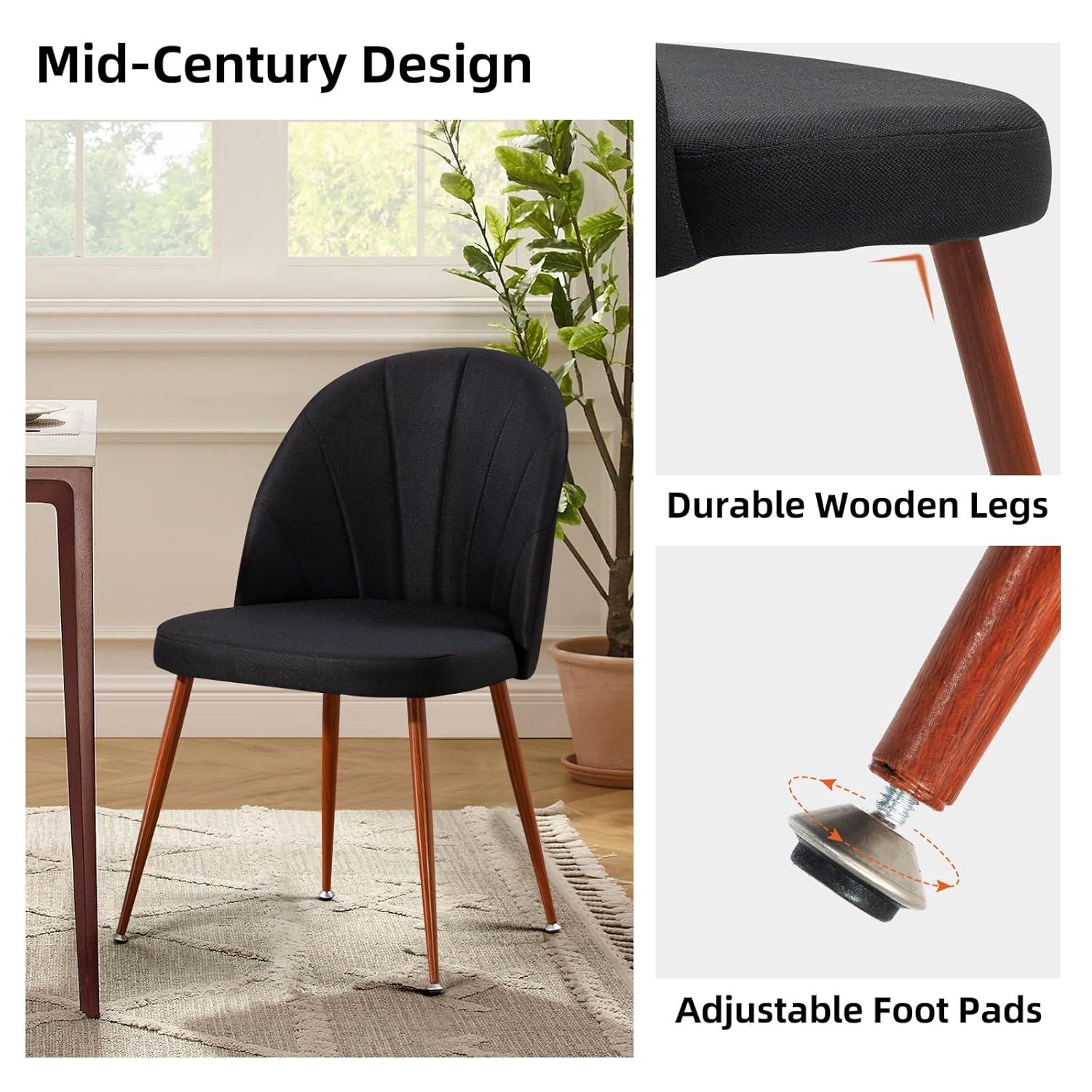 Everly Quinn Velvet Upholstered Stacking Side Chair (Set of 4)