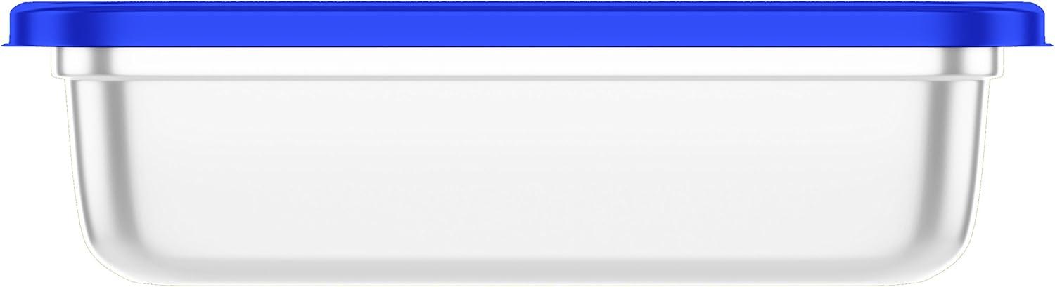 Ziploc® Brand, Food Storage Containers with Lids, Smart Snap Technology, Large Rectangle, 2 ct