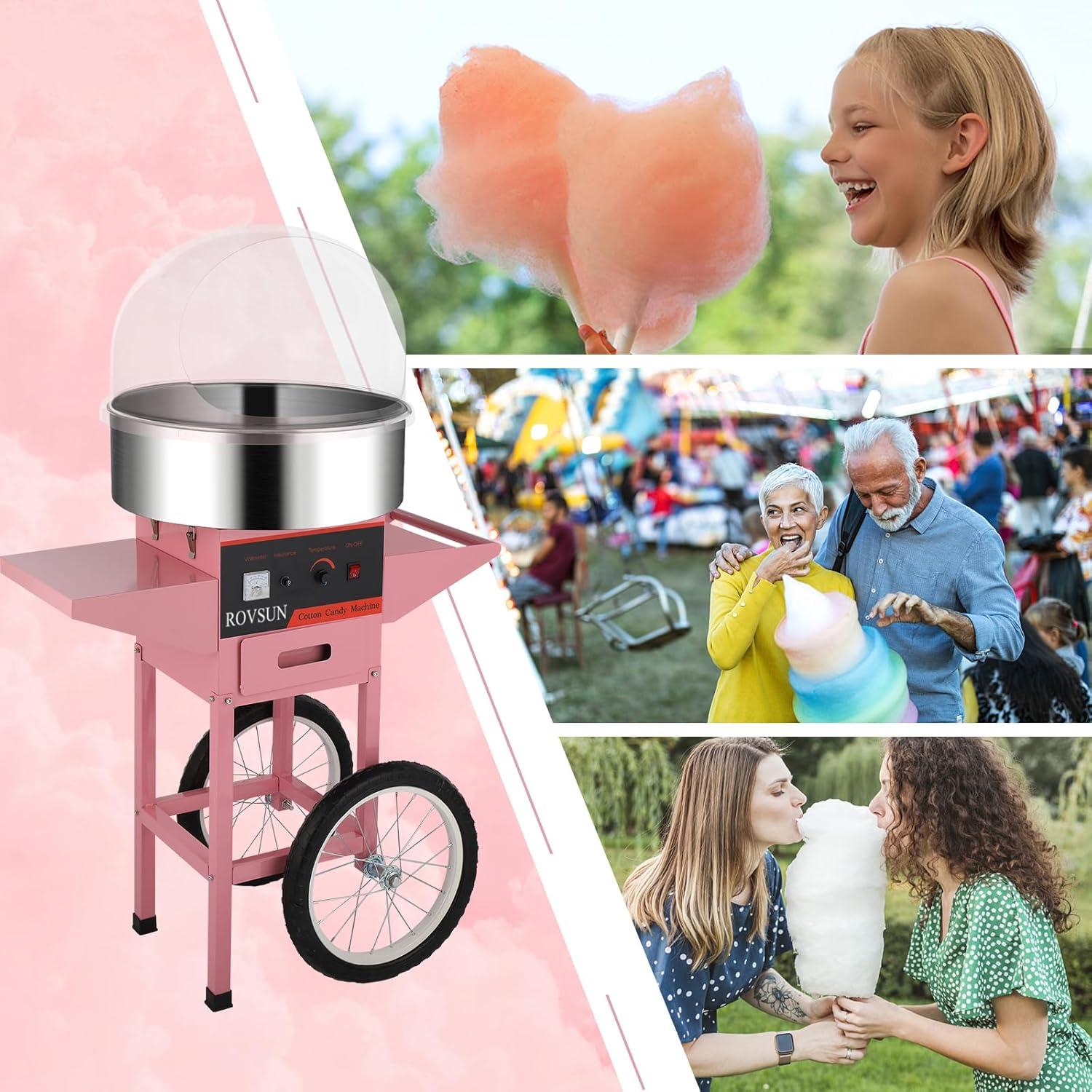 BENTISM Commercial 21" Floss Bubble Maker Cotton Candy Machine Cover