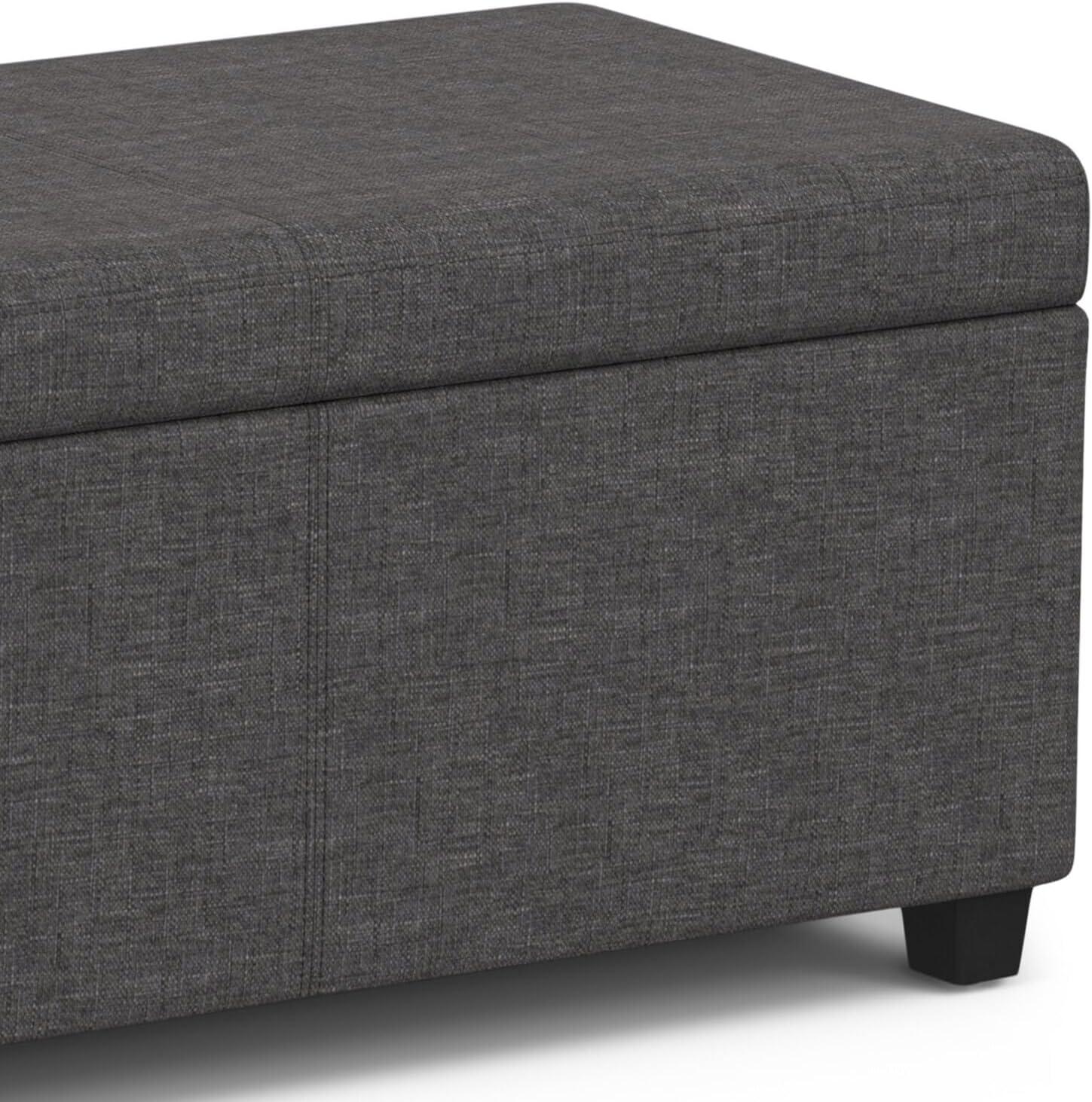 Simpli Home Avalon Storage Ottoman Bench,Assembled