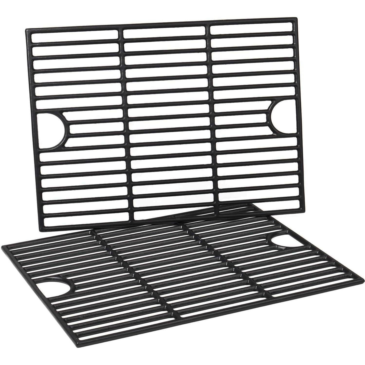 Grill Grates for Nexgrill Home Depot 720-0830H 720-0783E 720-0670C, 17 Inch Cast Iron Replacement Parts for Nexgrill 720-0888 720-0888N Charbroil 463241113 463446015 720-0670D, Master Forge 1010037