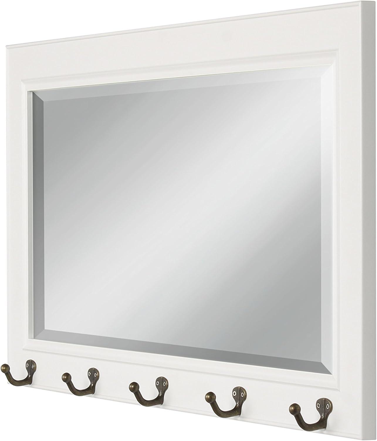 36" x 18" Pub Mirror with Metal Hooks - DesignOvation