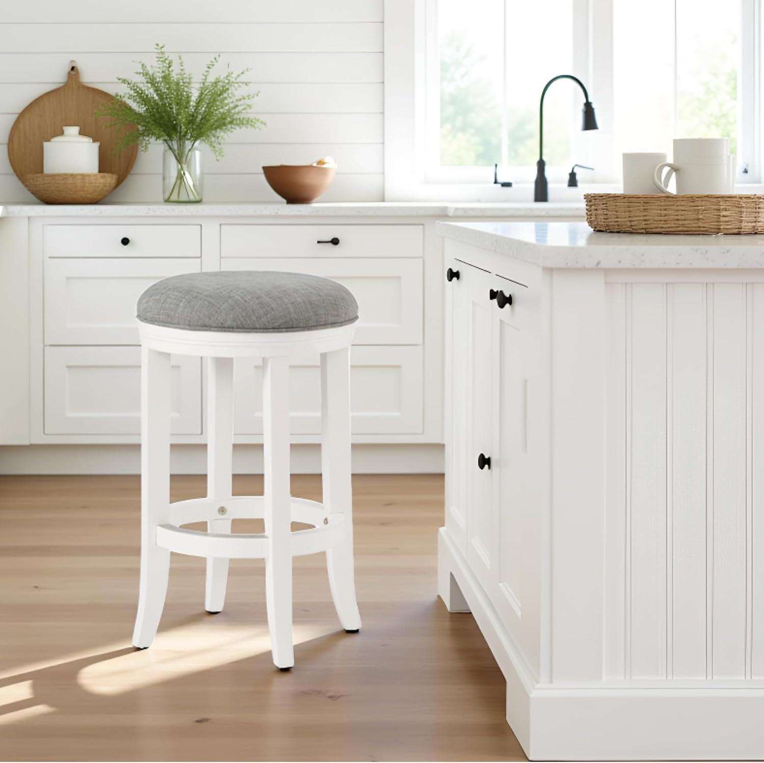 Natick Solid Wood Stool