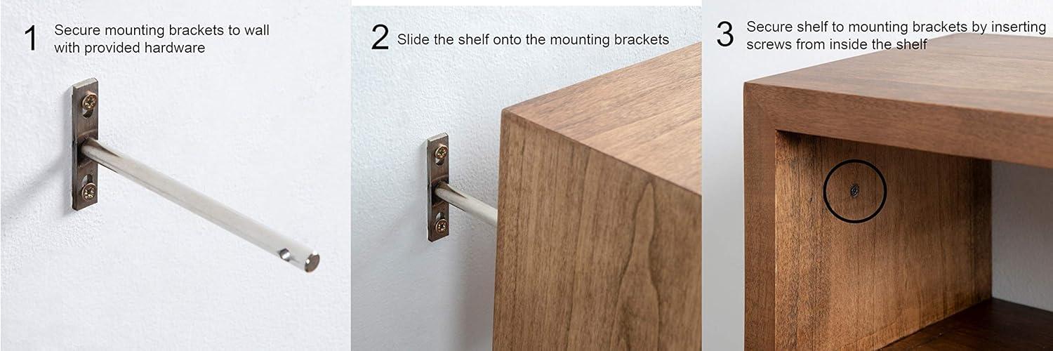 Robin Solid Wood Floating Shelf