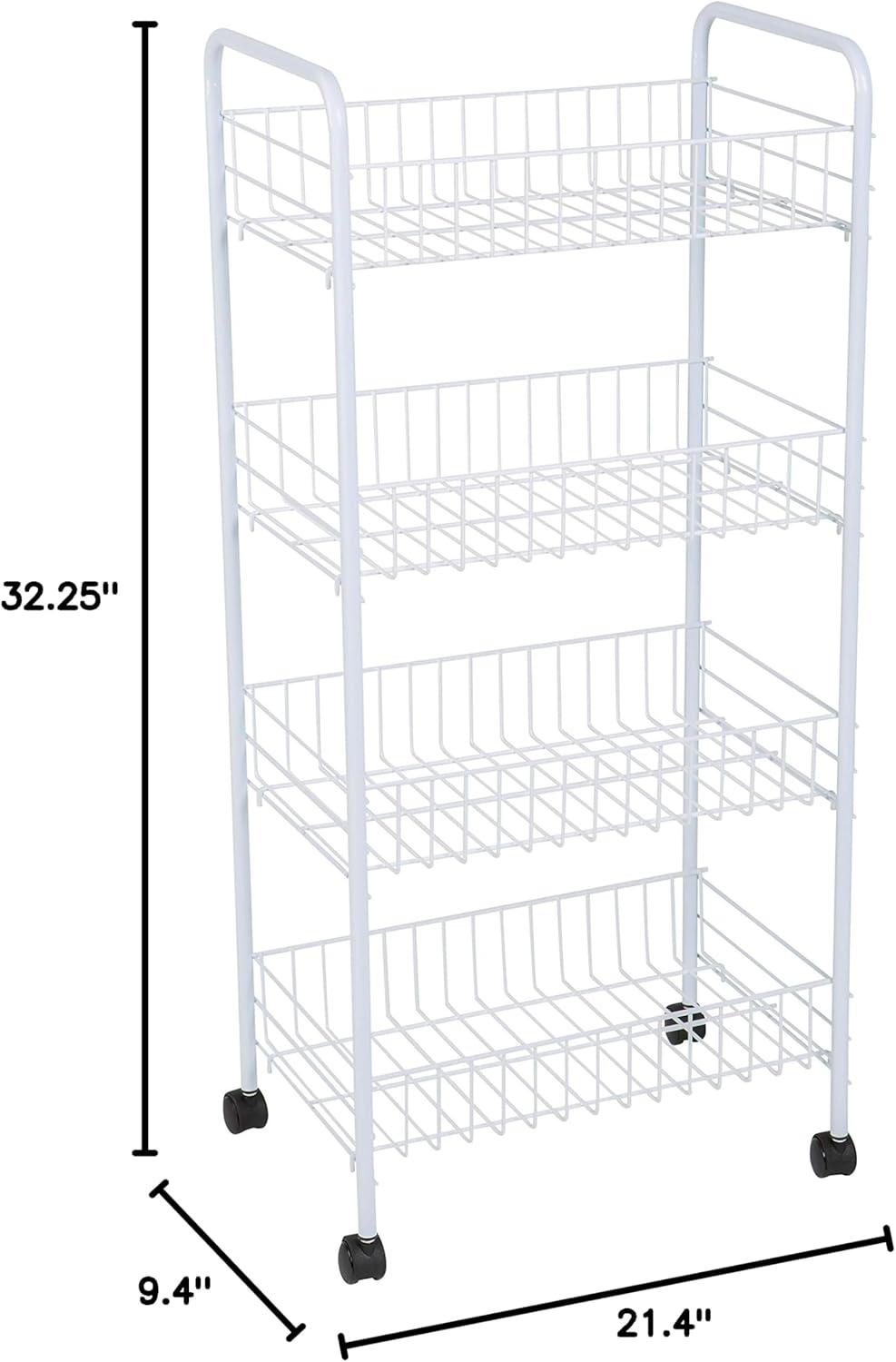 Simplify Gould 32.25'' H x 22'' W Utility Cart with Wheels