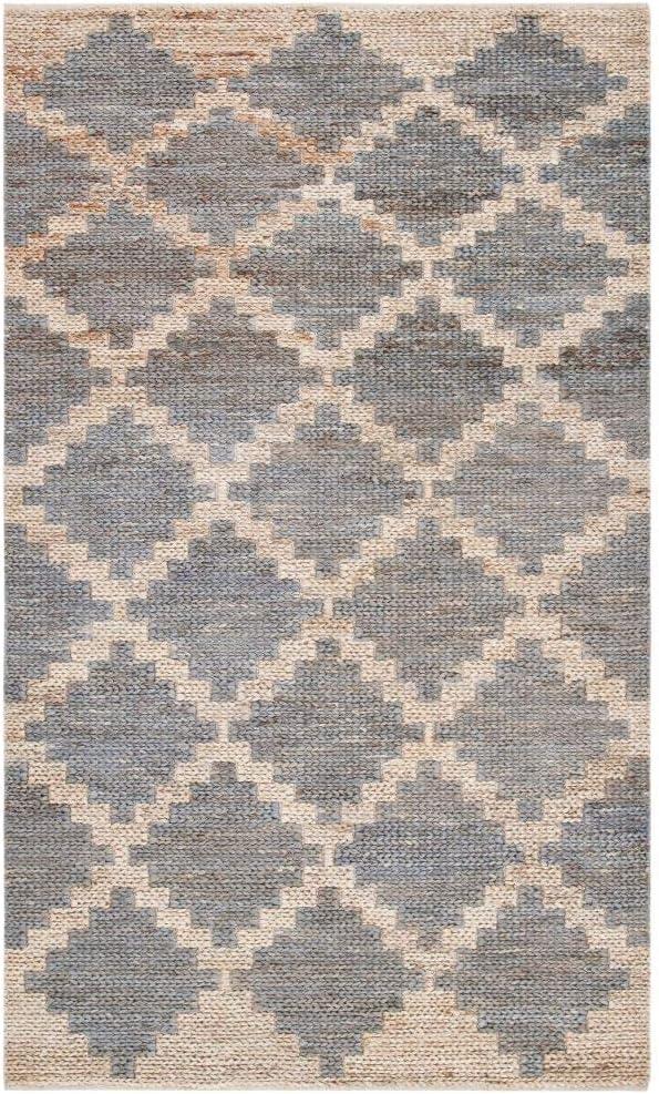 Kilim KLM458 Hand Woven Area Rug - Natural/Grey - 3'x5' - Safavieh.