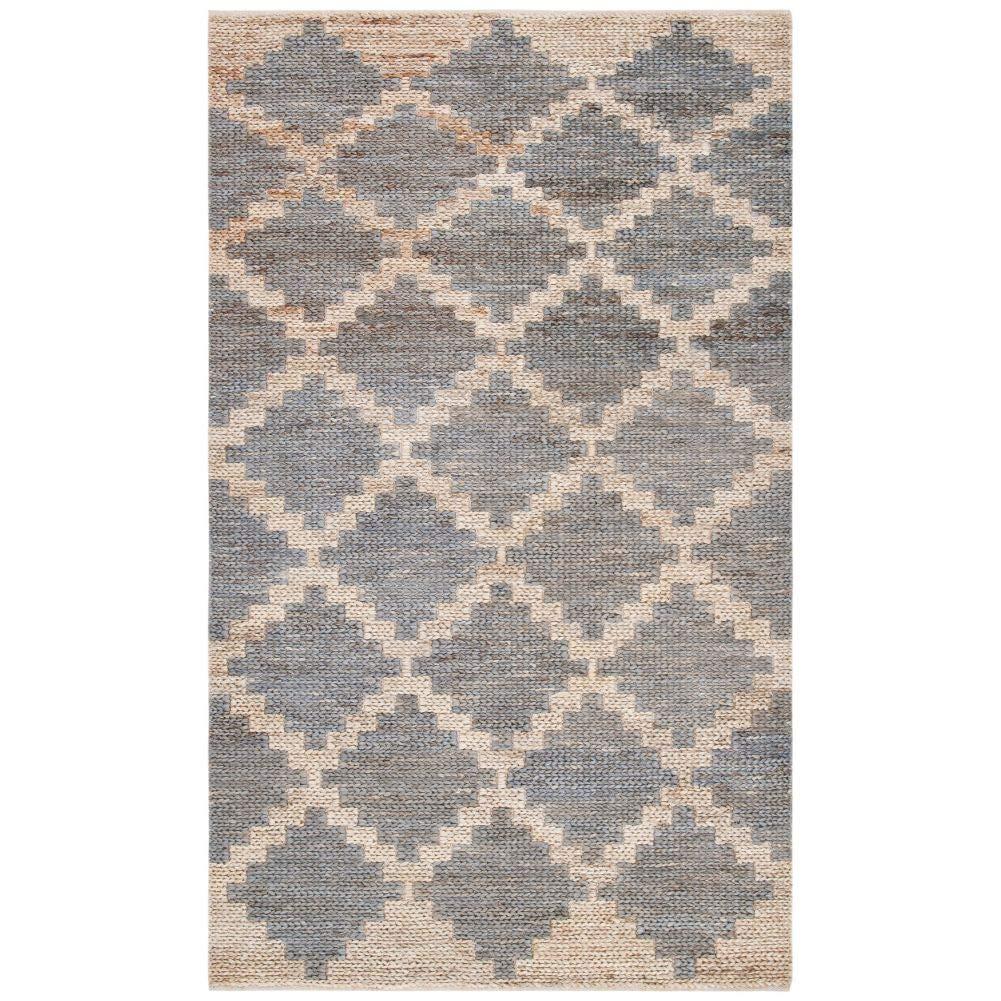 Kilim KLM458 Hand Woven Area Rug - Natural/Grey - 5'x8' - Safavieh.