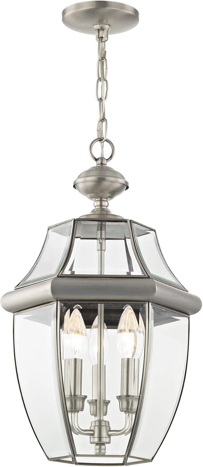 Livex Lighting - Monterey - 3 Light Outdoor Pendant Lantern in Traditional Style