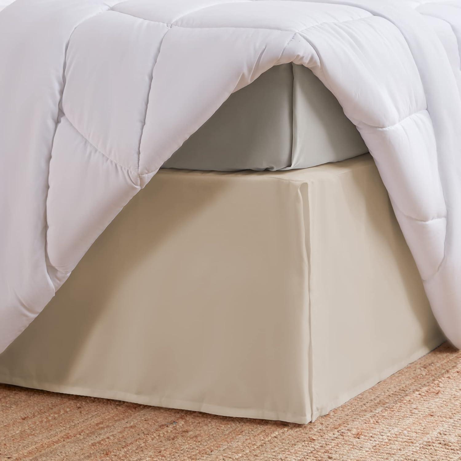 Sleep Zone Pleated Bed Skirt