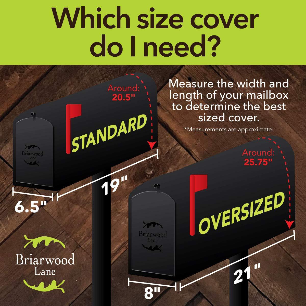 Briarwood Lane Caroling Snowmen Christmas Magnetic Mailbox Cover Welcome Standard