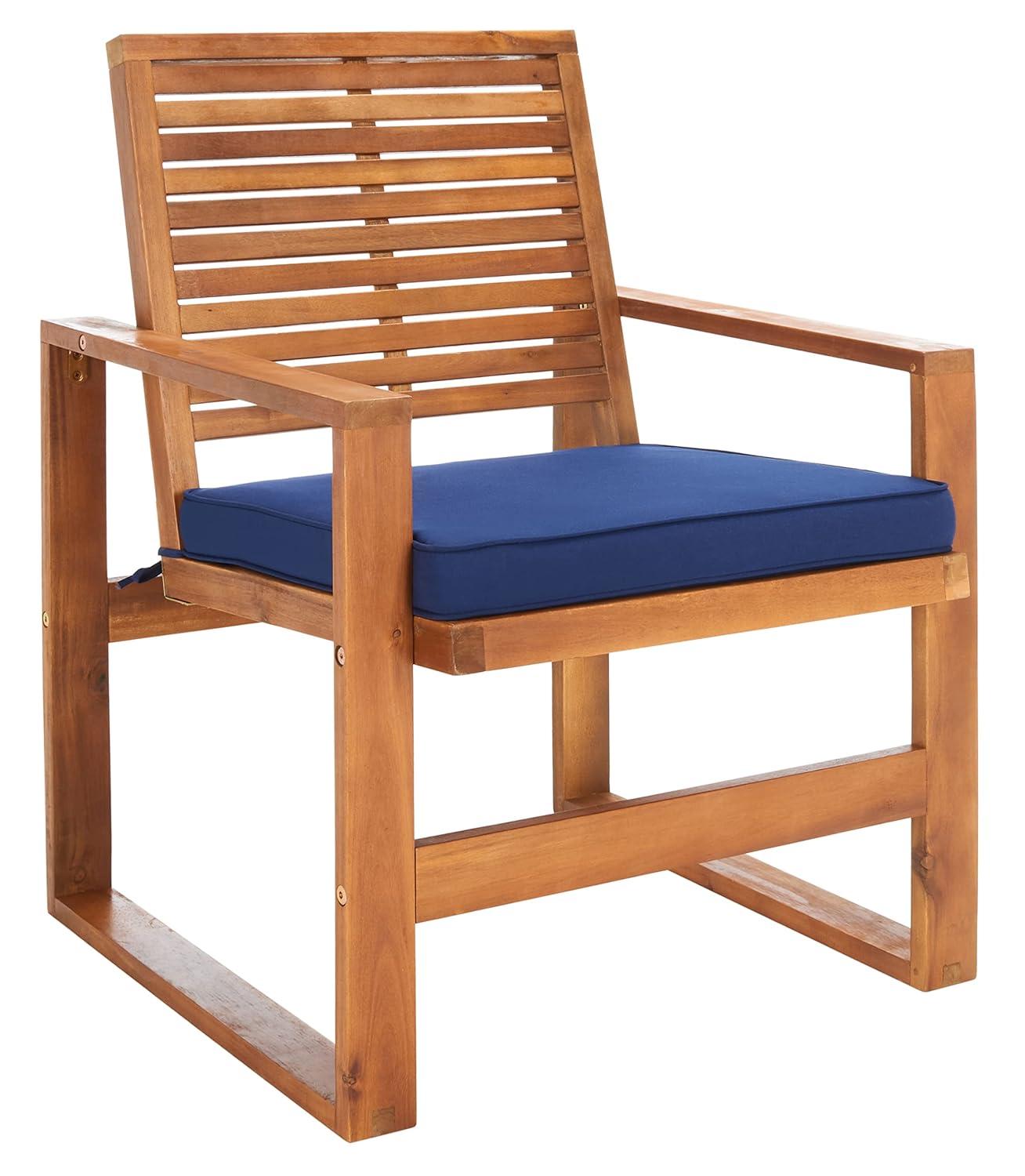 Ozark 4 Piece Set - Indoor/Outdoor - FOX6007 - Natural/Navy - Safavieh