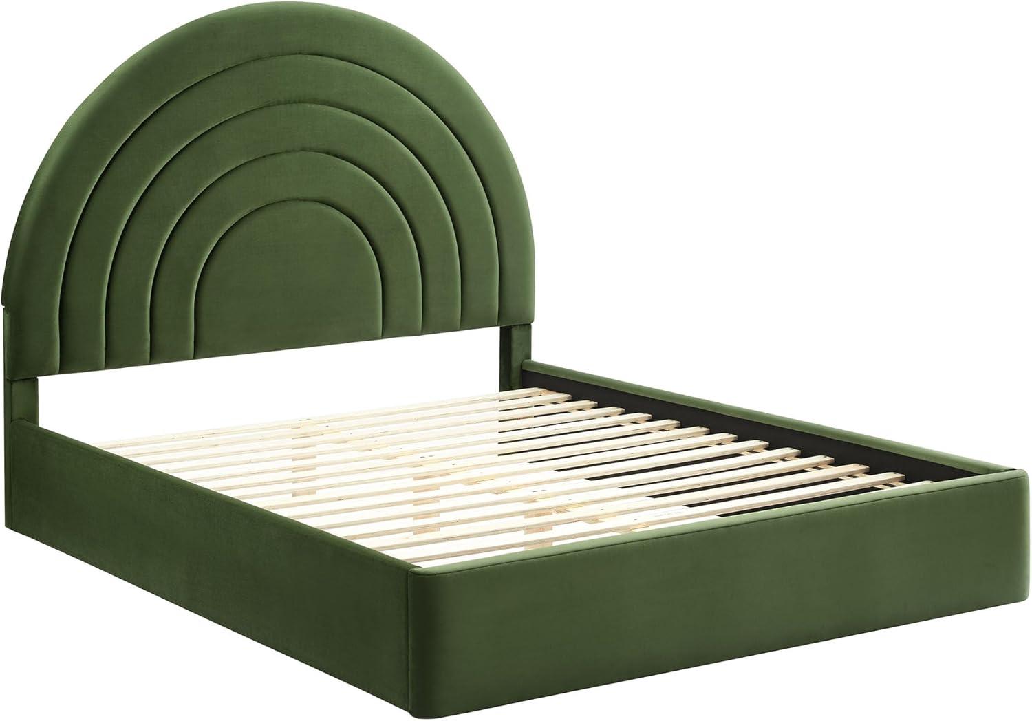 Modway Solana Arched Performance Velvet Platform Bed