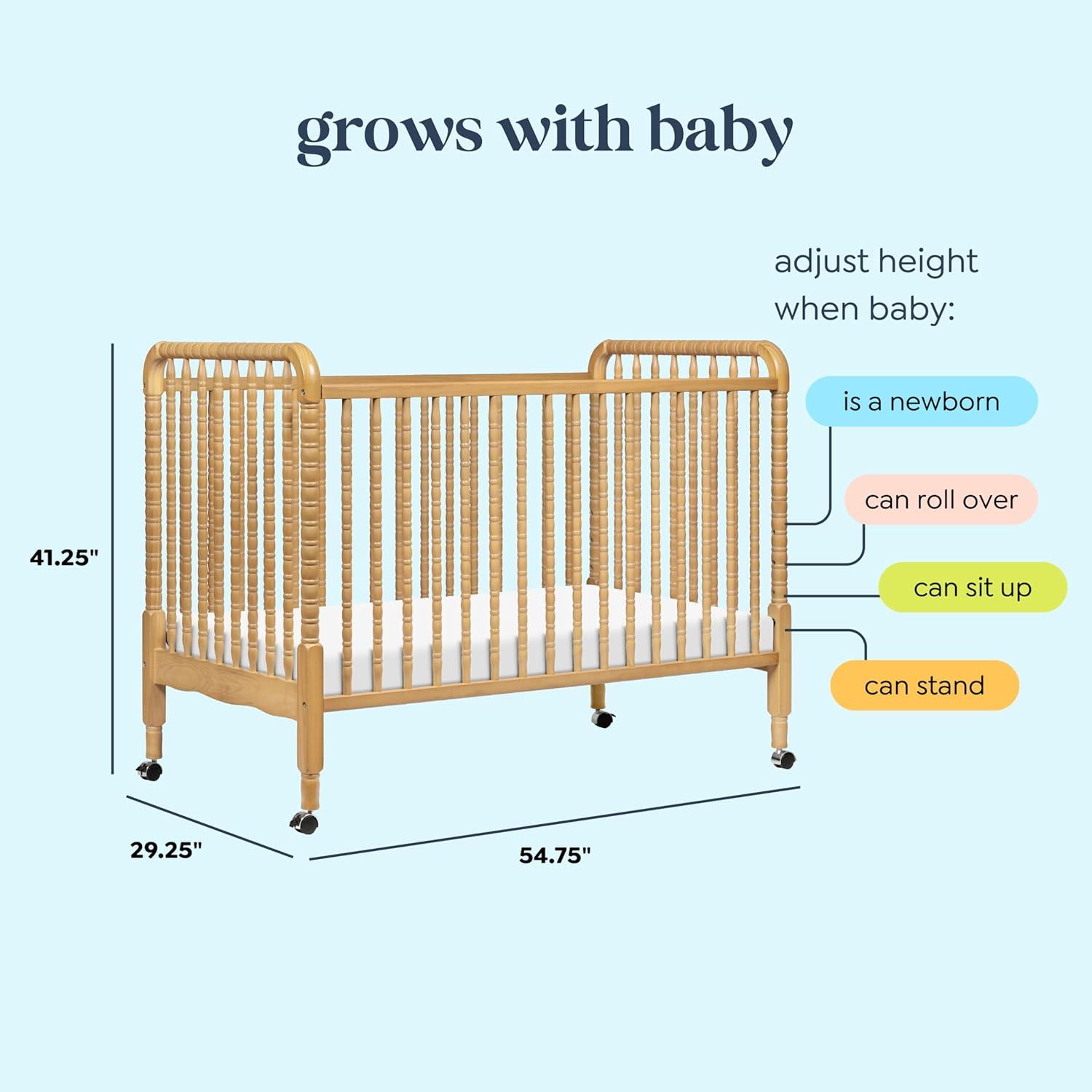 Jenny Lind 3-in-1 Convertible Crib