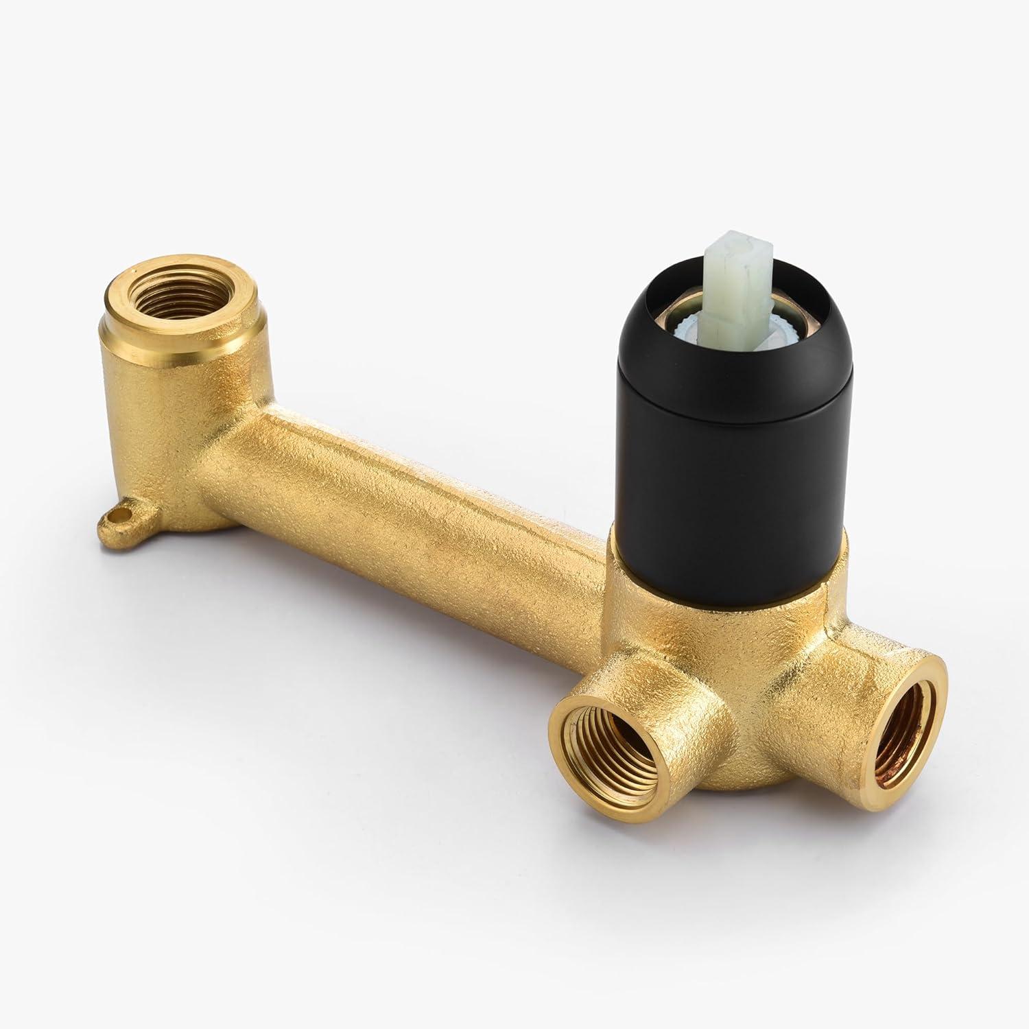 Bathroom Sink Faucet, Ssingle Handle Wall Mount Lavatory Faucet, Bathroom Vanity Faucet With Brass Rough-in Valve
