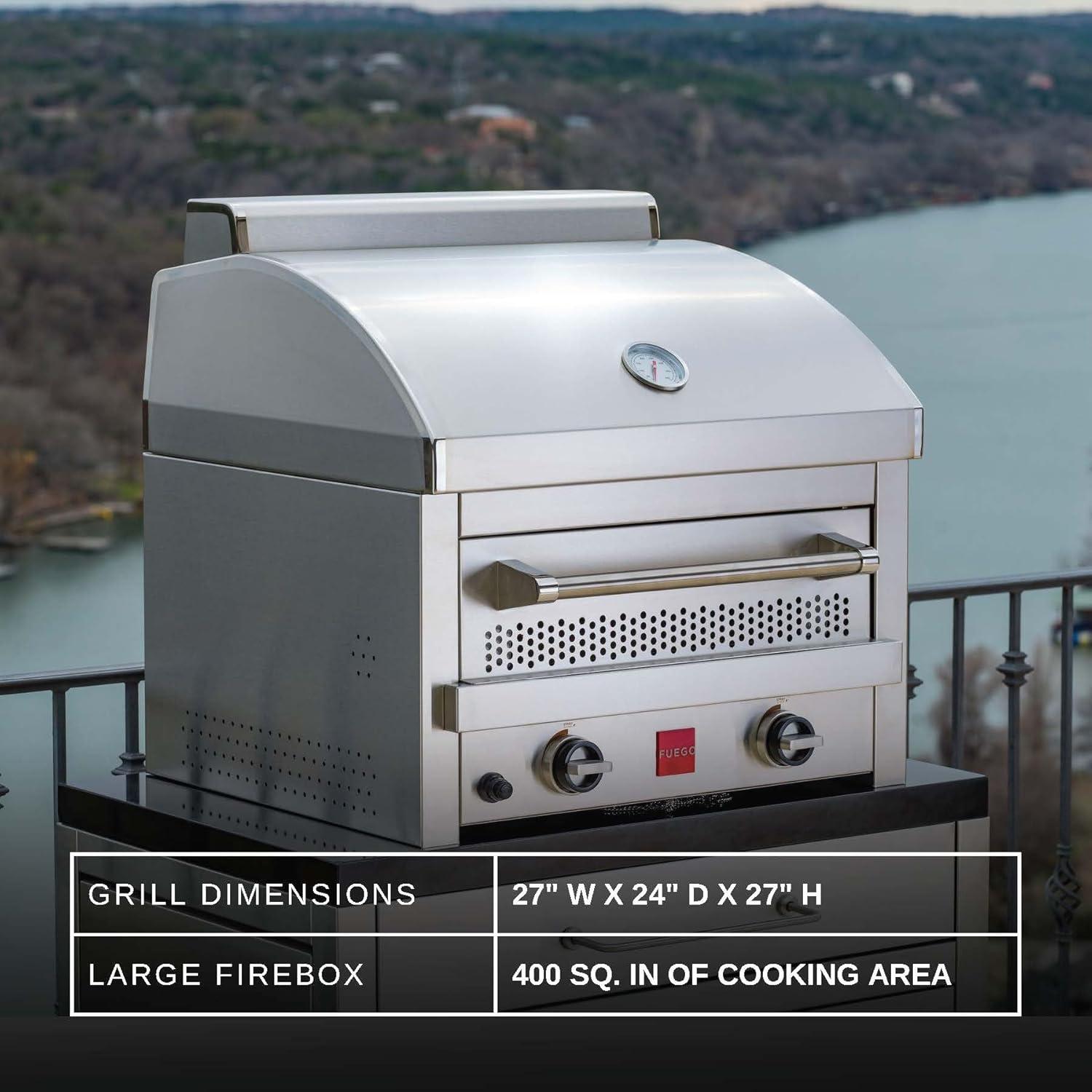 Fuego Living 2 - Burner Countertop Infrared Gas Grill