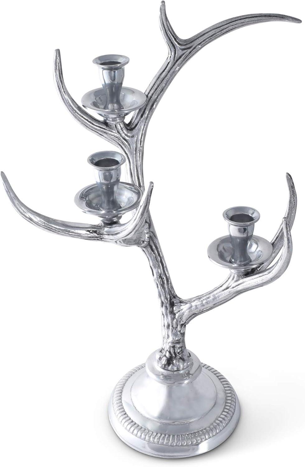 Antler 17.50'' H Metal Tabletop Candelabra