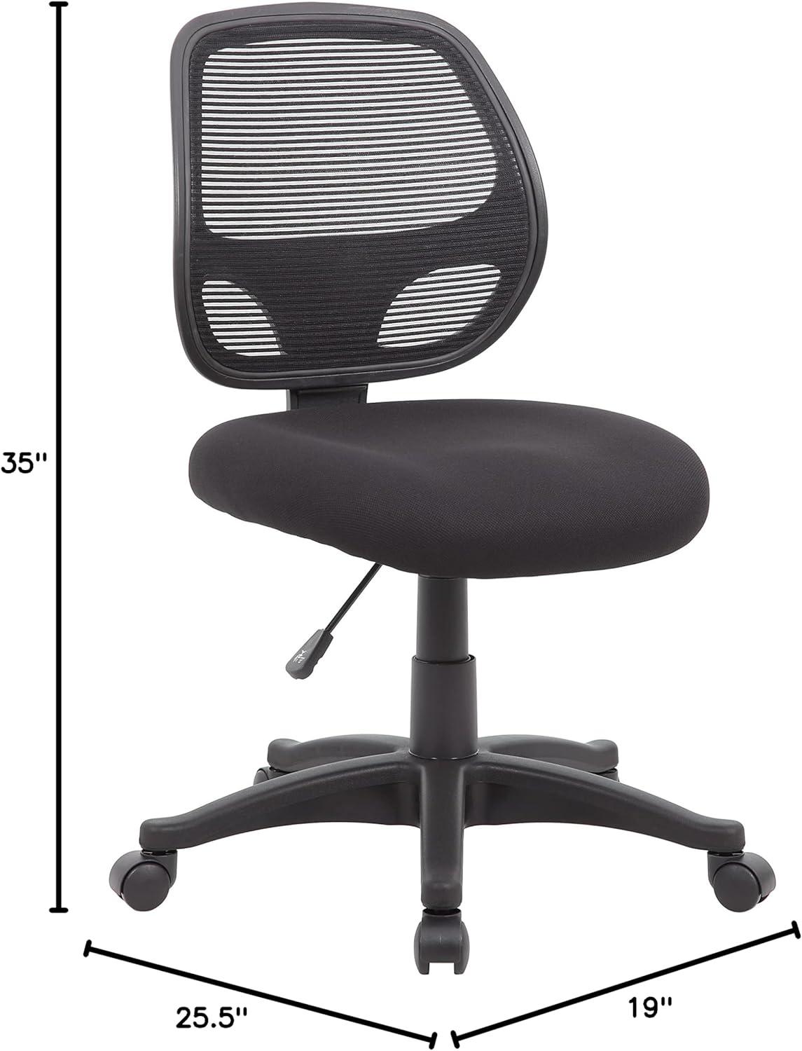 Black High Back Mesh Swivel Task Chair