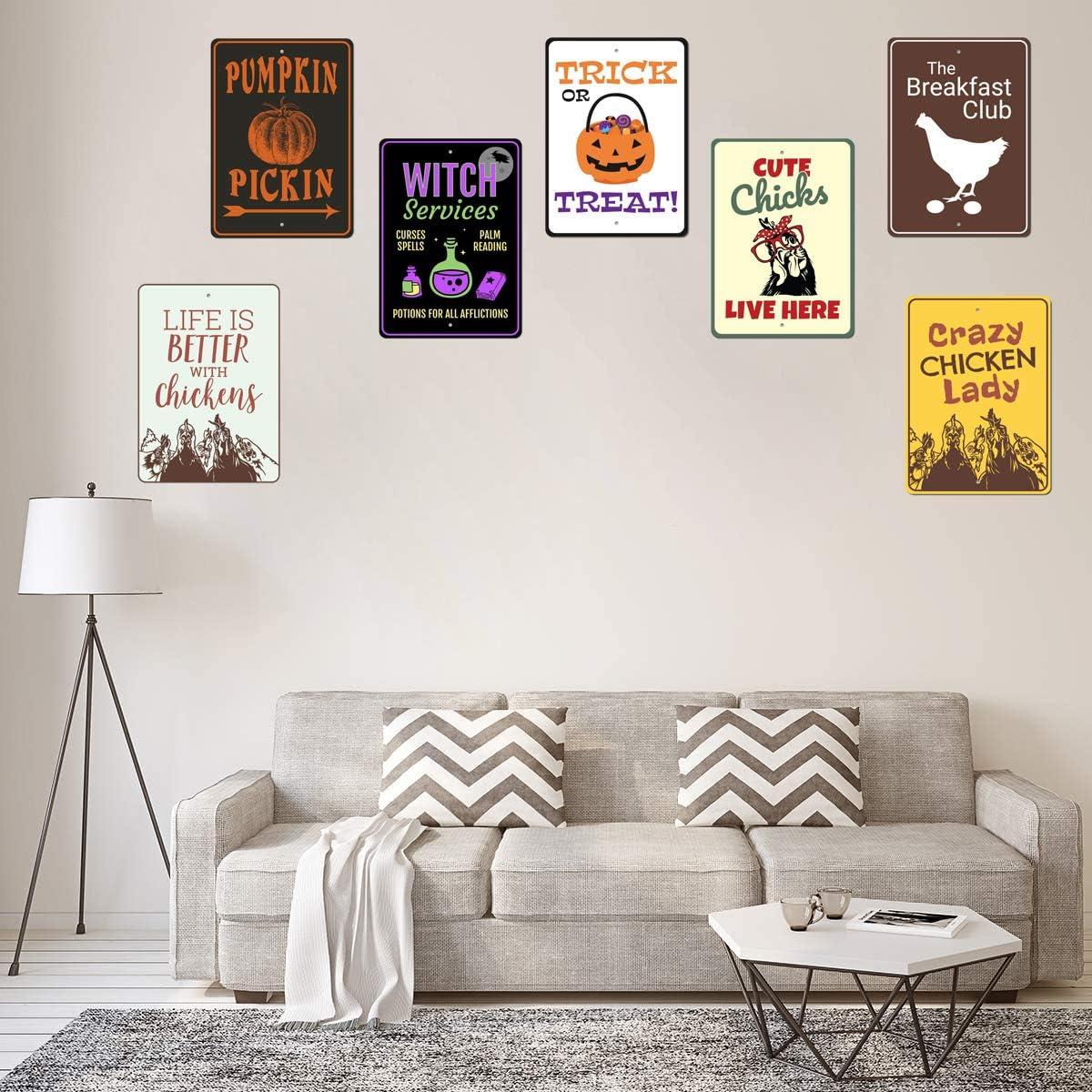 GCOCL Rainbow Trout Brook Trout Brown Trout Retro Metal Decor Wall Plaque Vintage Tin Sign for House Cafe Club Home Or Bar