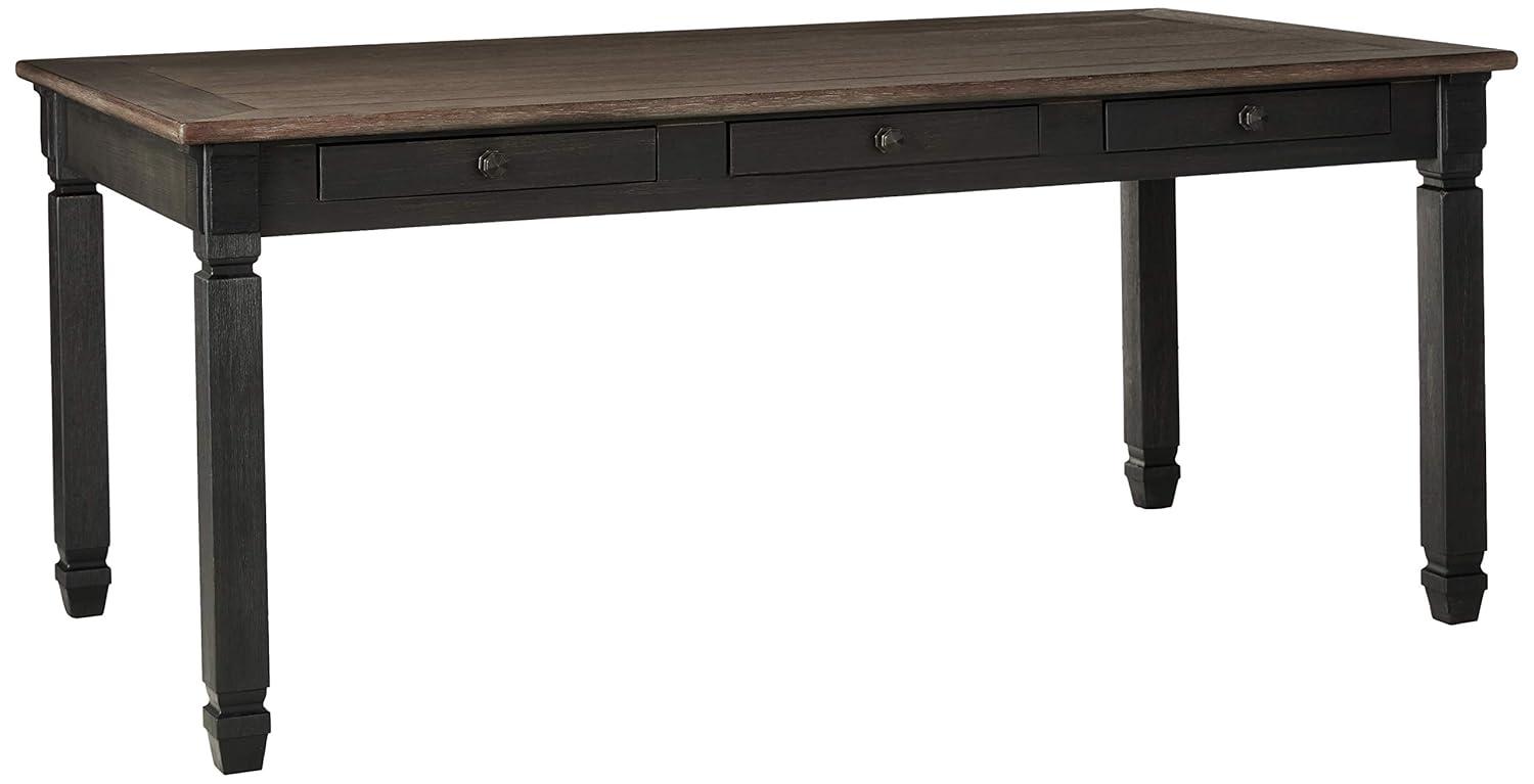 Signature Design by Ashley Tyler Creek Storage Dining Table in Black and Gray