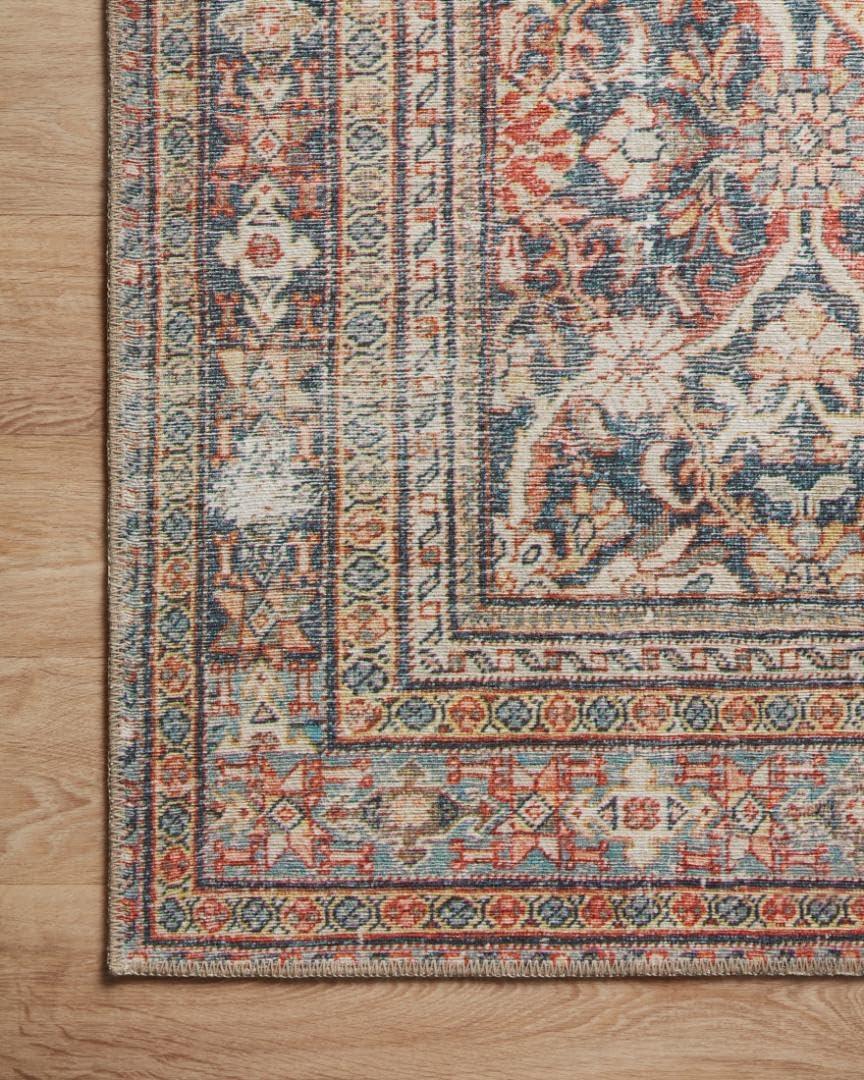 Amber Lewis x Loloi Georgie Red / Navy Area Rug