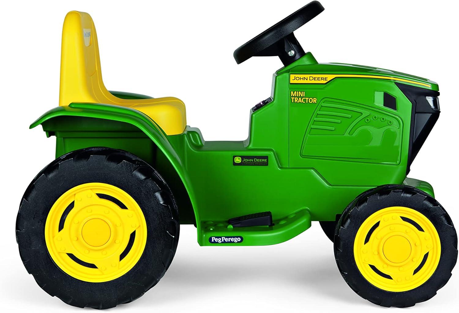 Peg Perego John Deere Mini Tractor 6 Volt Ride on Toy