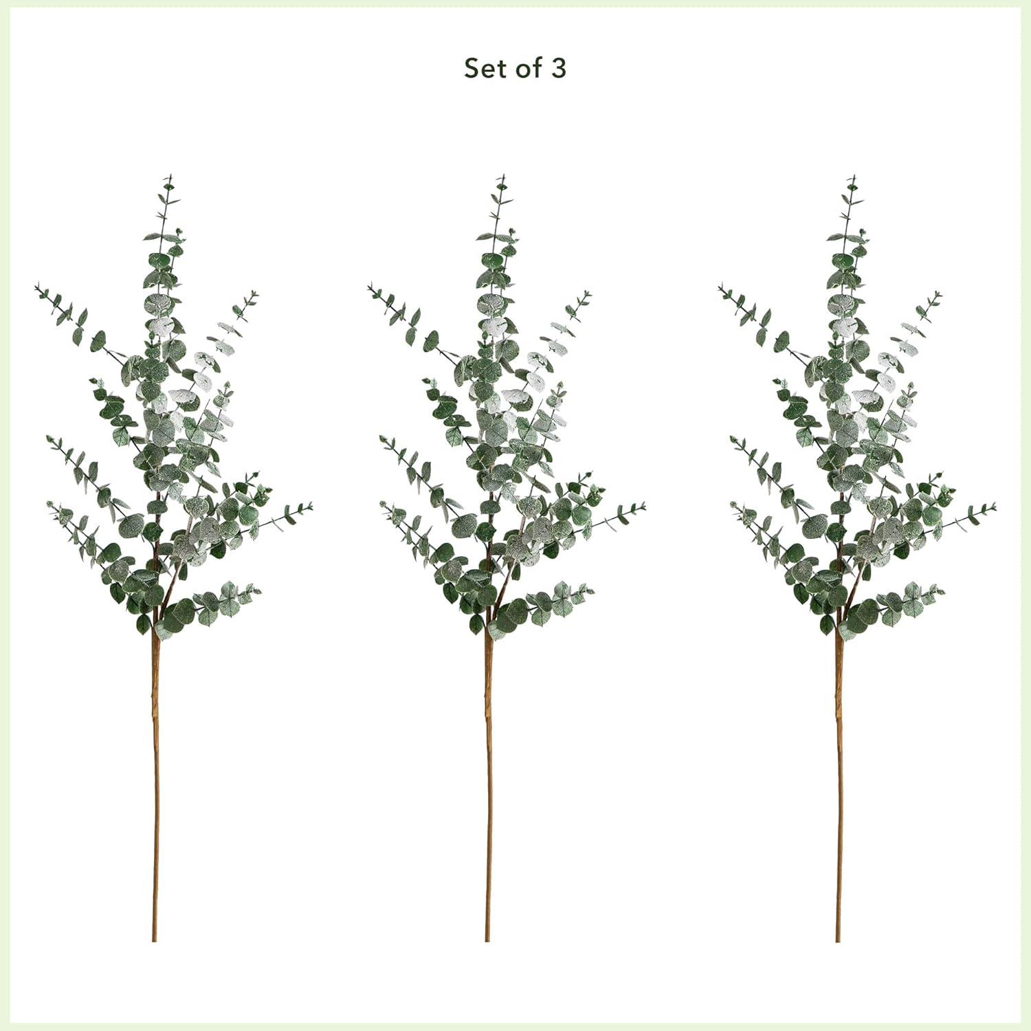 40in. Artificial Eucalyptus Stems, Set of 3 (Set of 3)