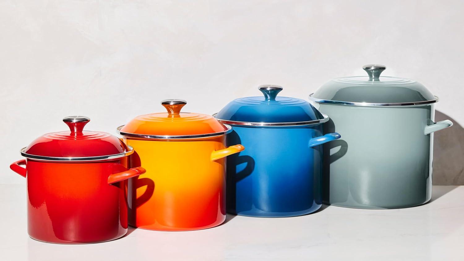 Le Creuset ® 6-Qt. Sea Salt Stockpot with Stainless Steel Knob