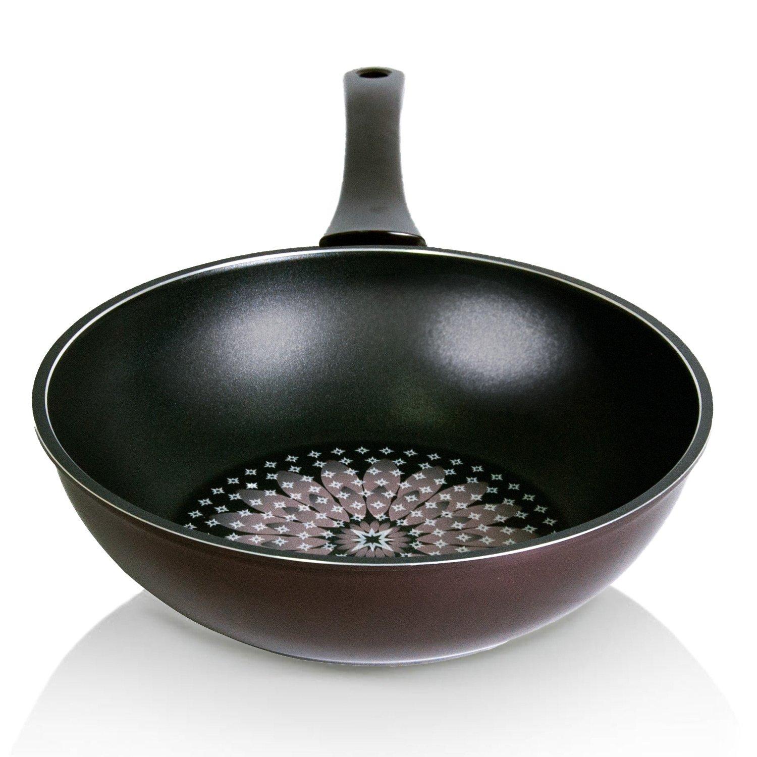 TECHEF Blooming Flower - 12" Nonstick Wok/Stir-Fry Pan