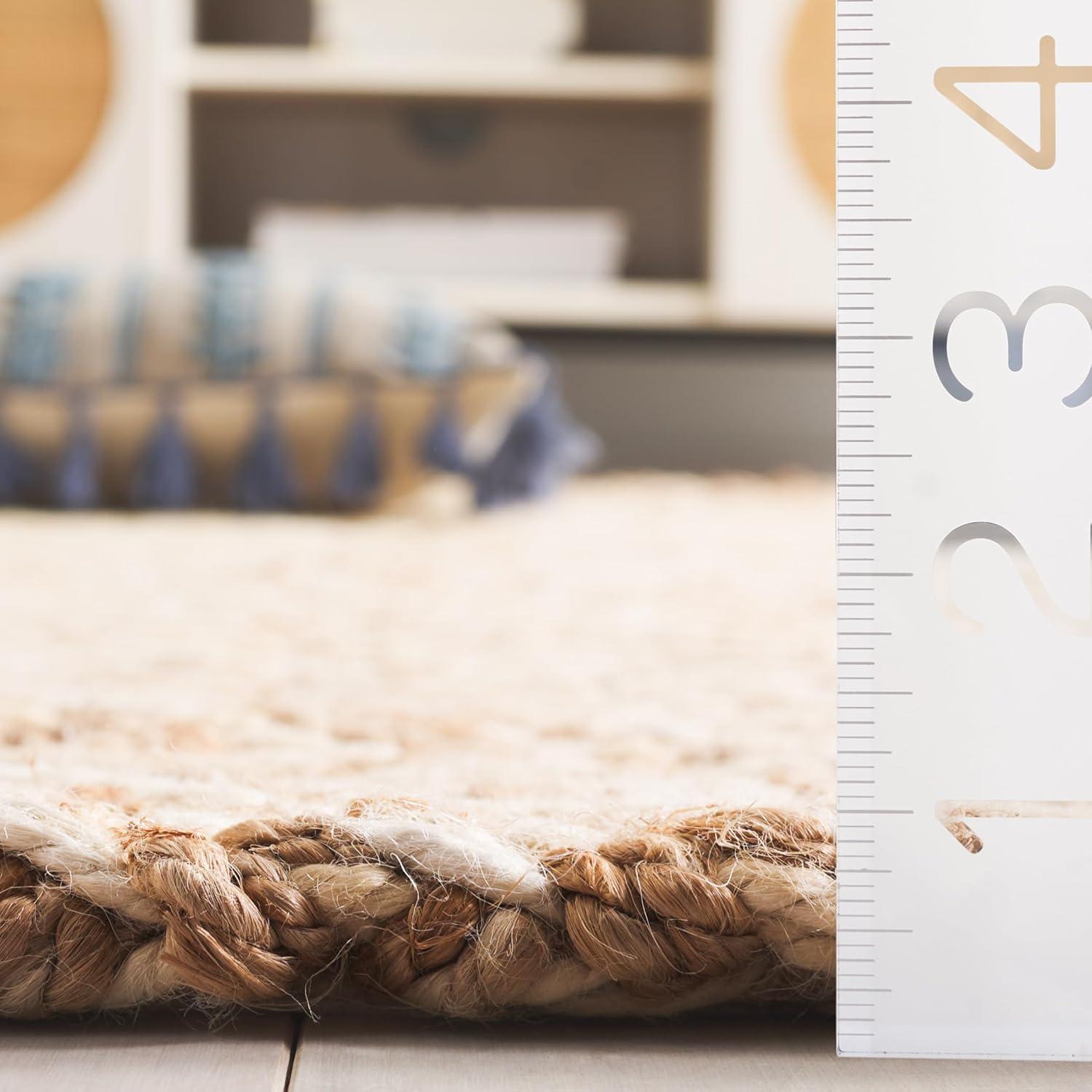 Natural Fiber NF261 Hand Woven Indoor Area Rug - Ivory/Natural - 6'x9' - Safavieh