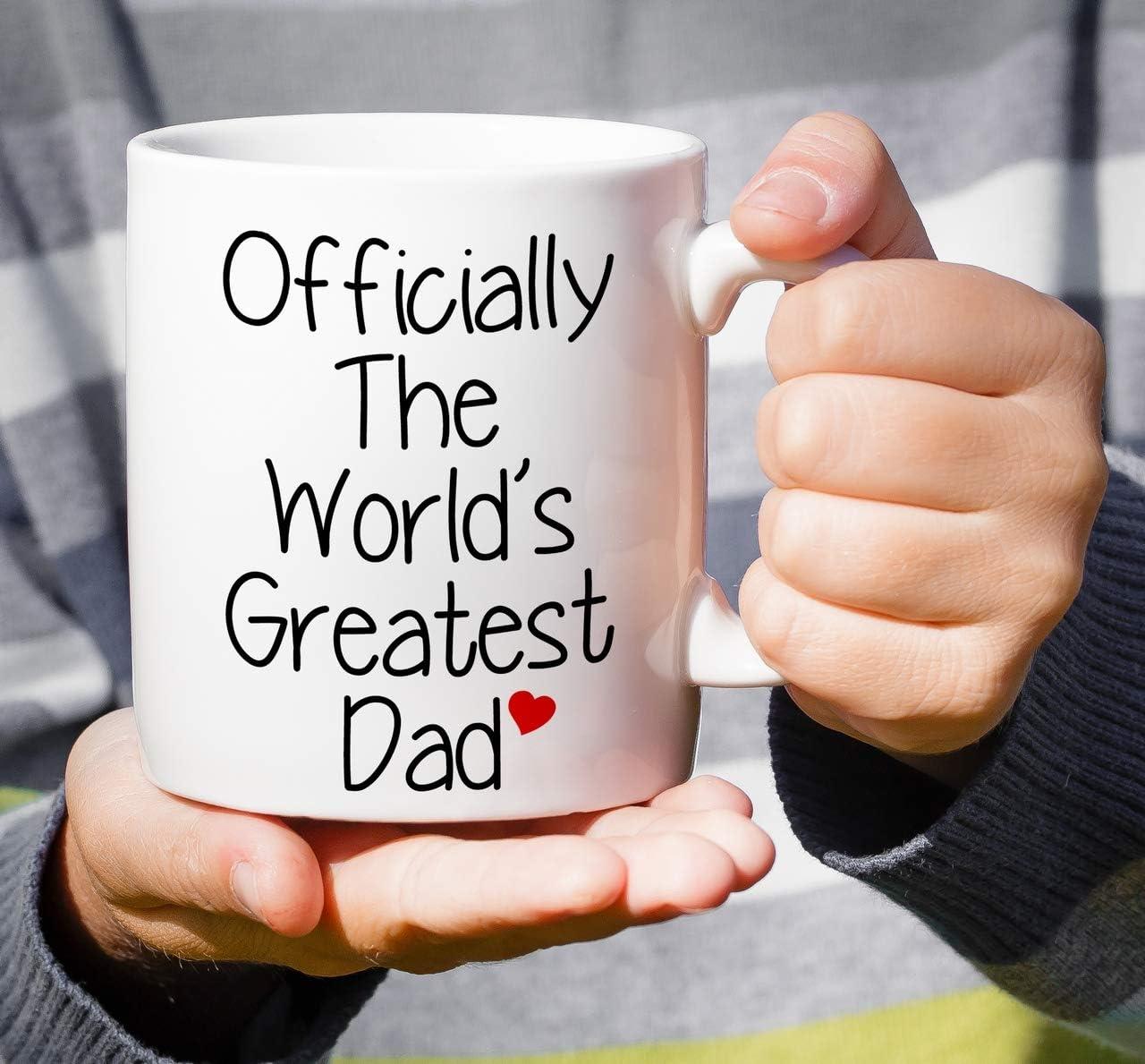 Worlds Greatest Dad Best Father Gift Funny DT White Coffee 11 Oz Mug