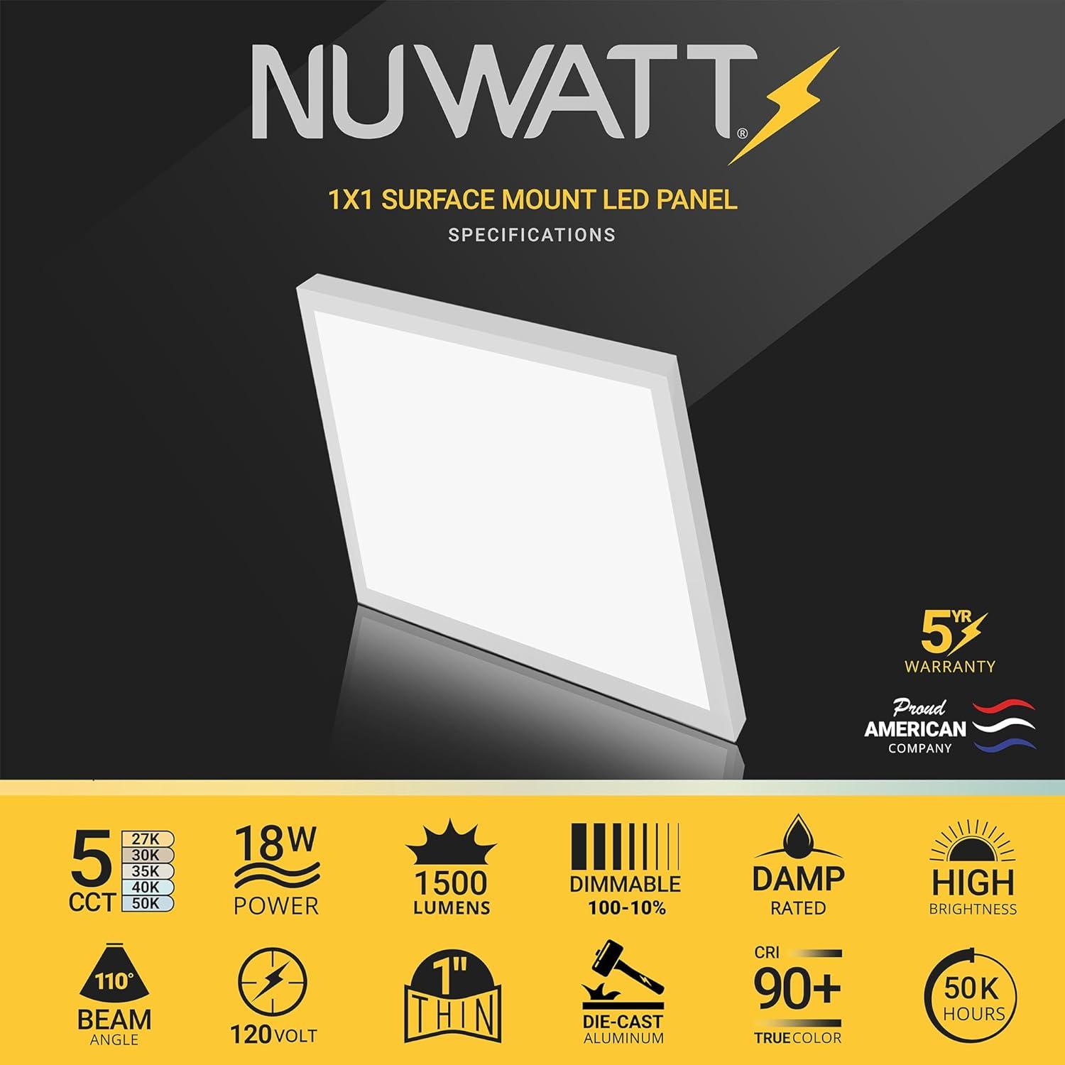 Dimmable Rectangle Flush Mount