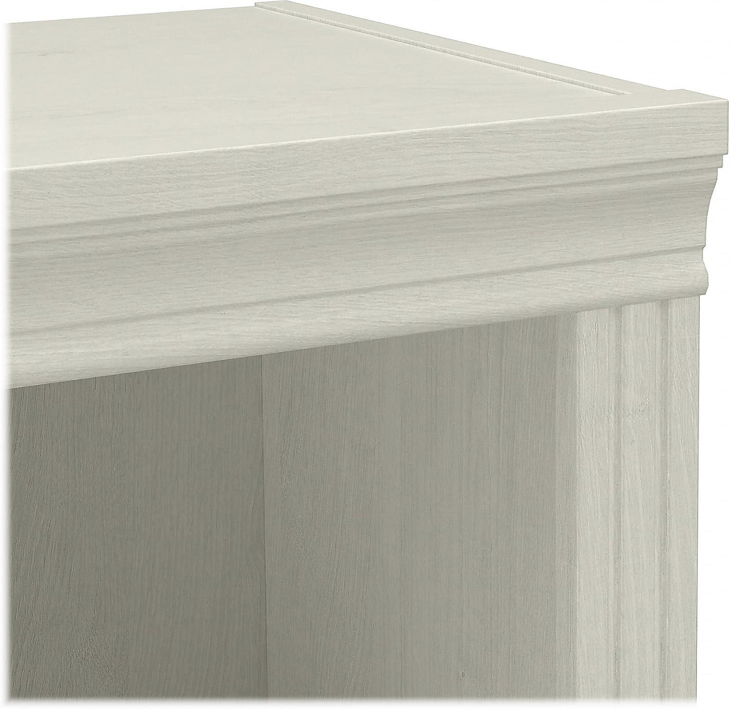 Saratoga Tall 5 Shelf Bookcase in Linen White Oak - Engineered Wood
