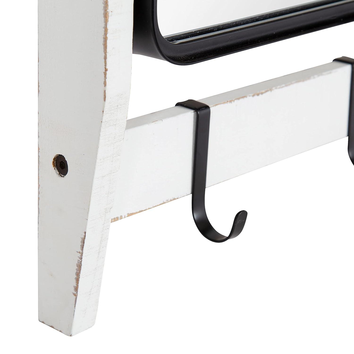 Kate and Laurel Tanner Metal Wall Organizer with Key Hooks