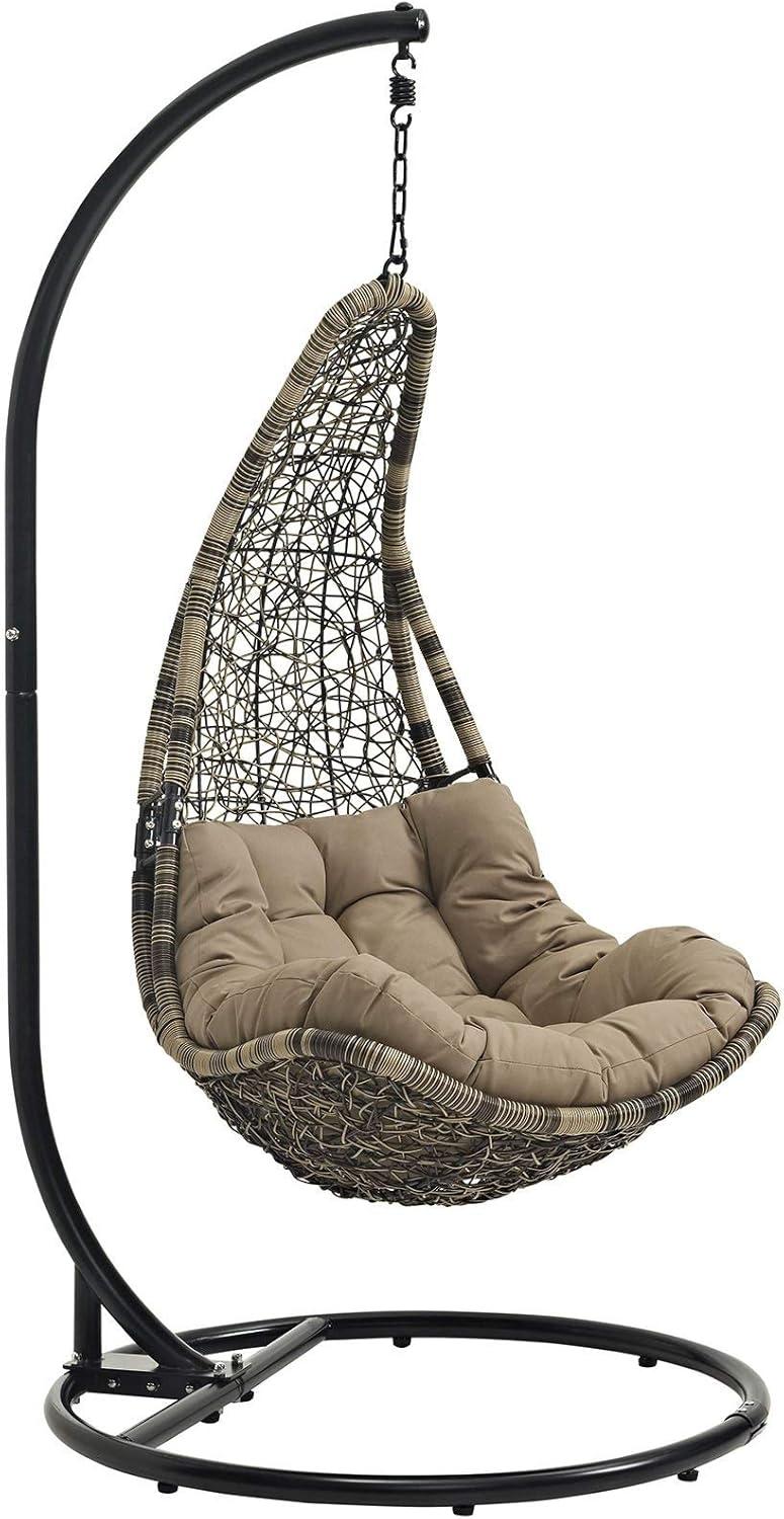 Modway Modway Abate Wicker Rattan Outdoor Patio Swing Chair