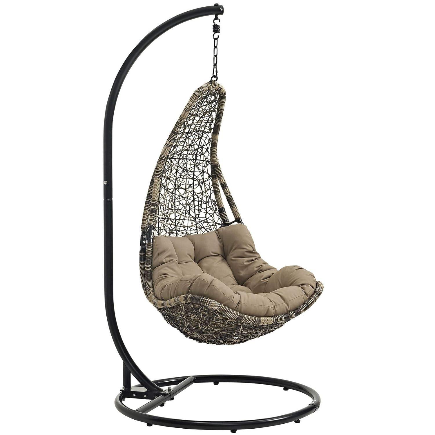 Modway Modway Abate Wicker Rattan Outdoor Patio Swing Chair