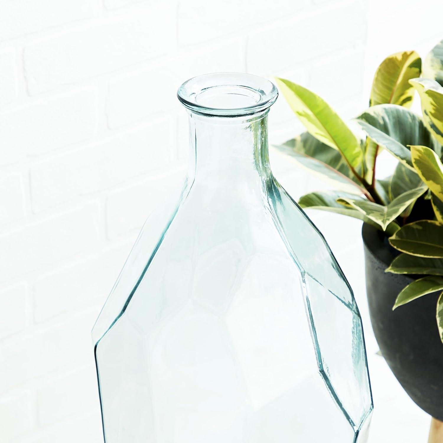 DecMode 23" Spanish Recycled Glass Vase