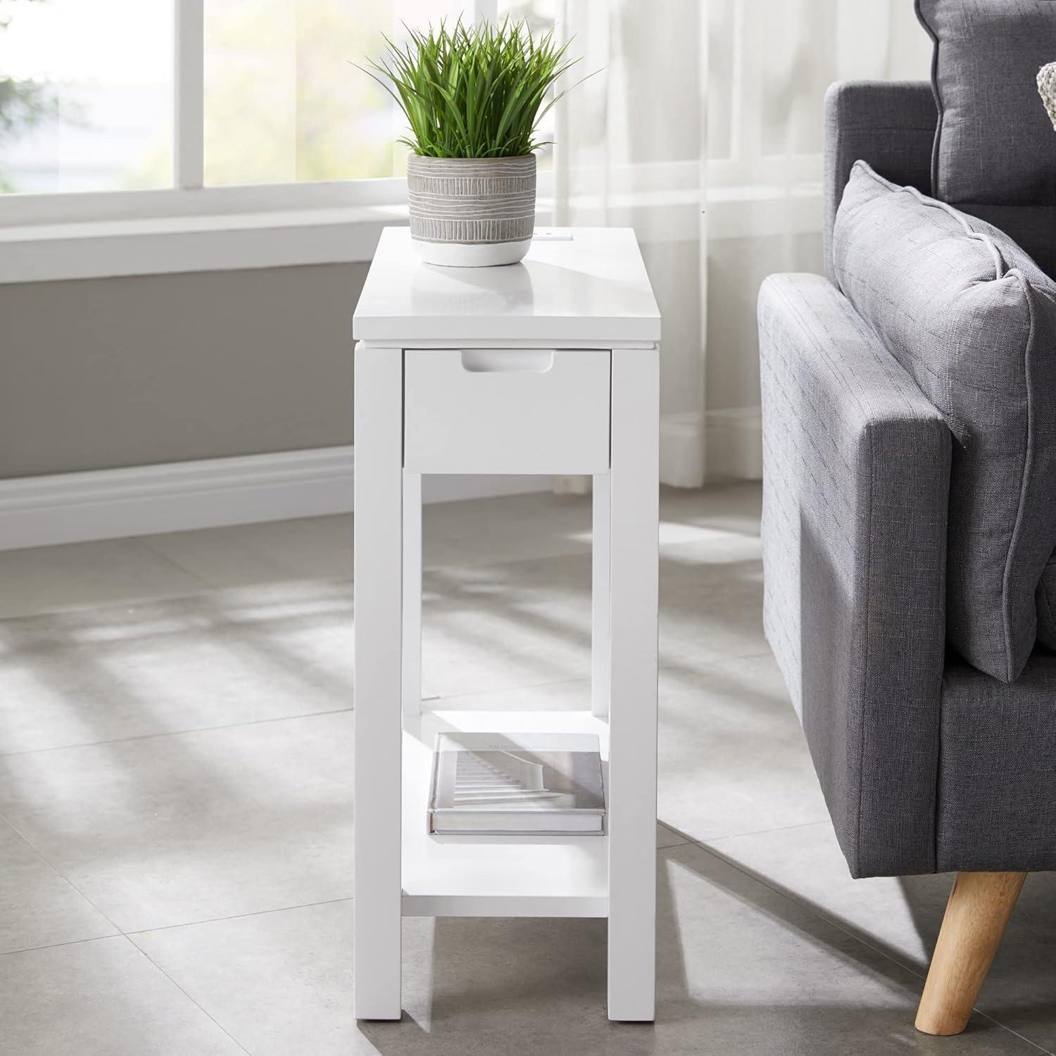 Cade Solid + Manufactured Wood Side Table