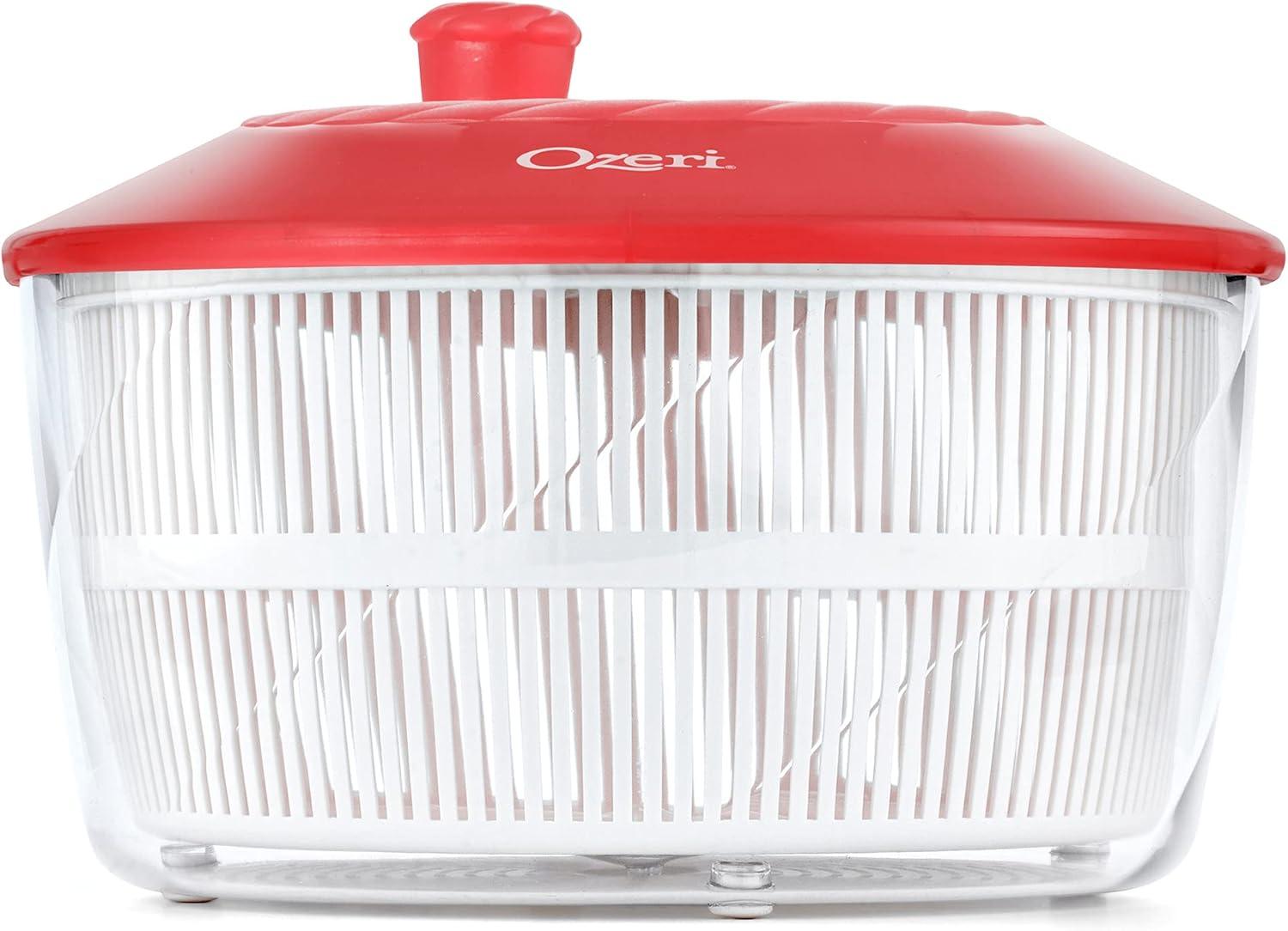 Ozeri Italian Made Fresca Salad Spinner and Serving Bowl Rotator