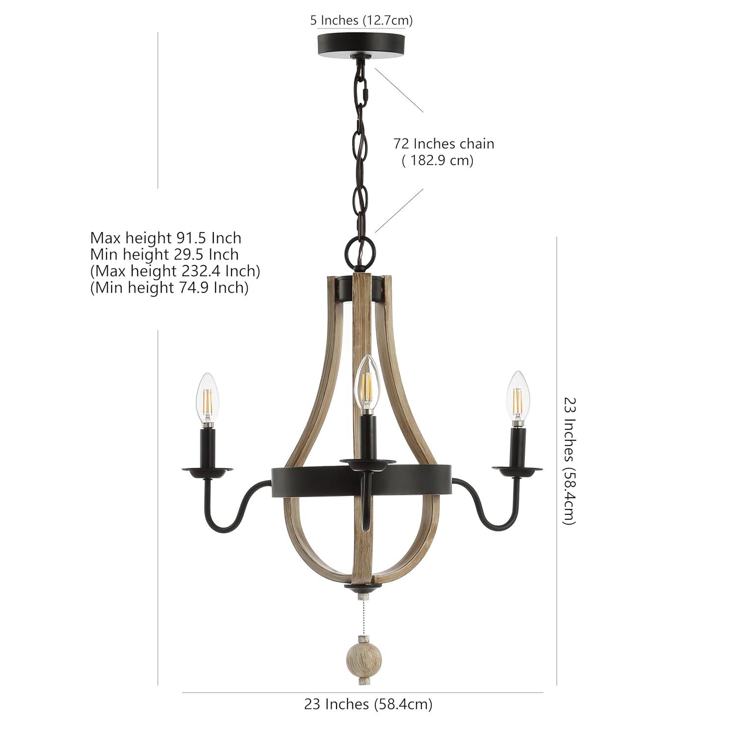 Kamari 3 Light 23" Pendant - CHA4014 - Assorted - Safavieh