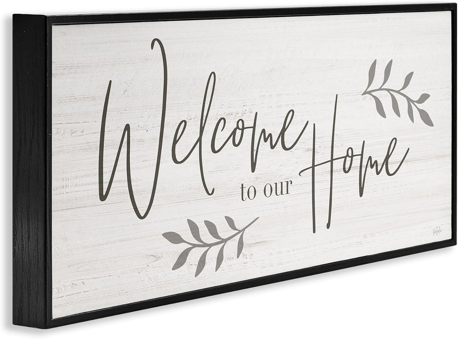 Stupell Industries " Welcome To Our Home Country Sign " by Natalie Carpentieri